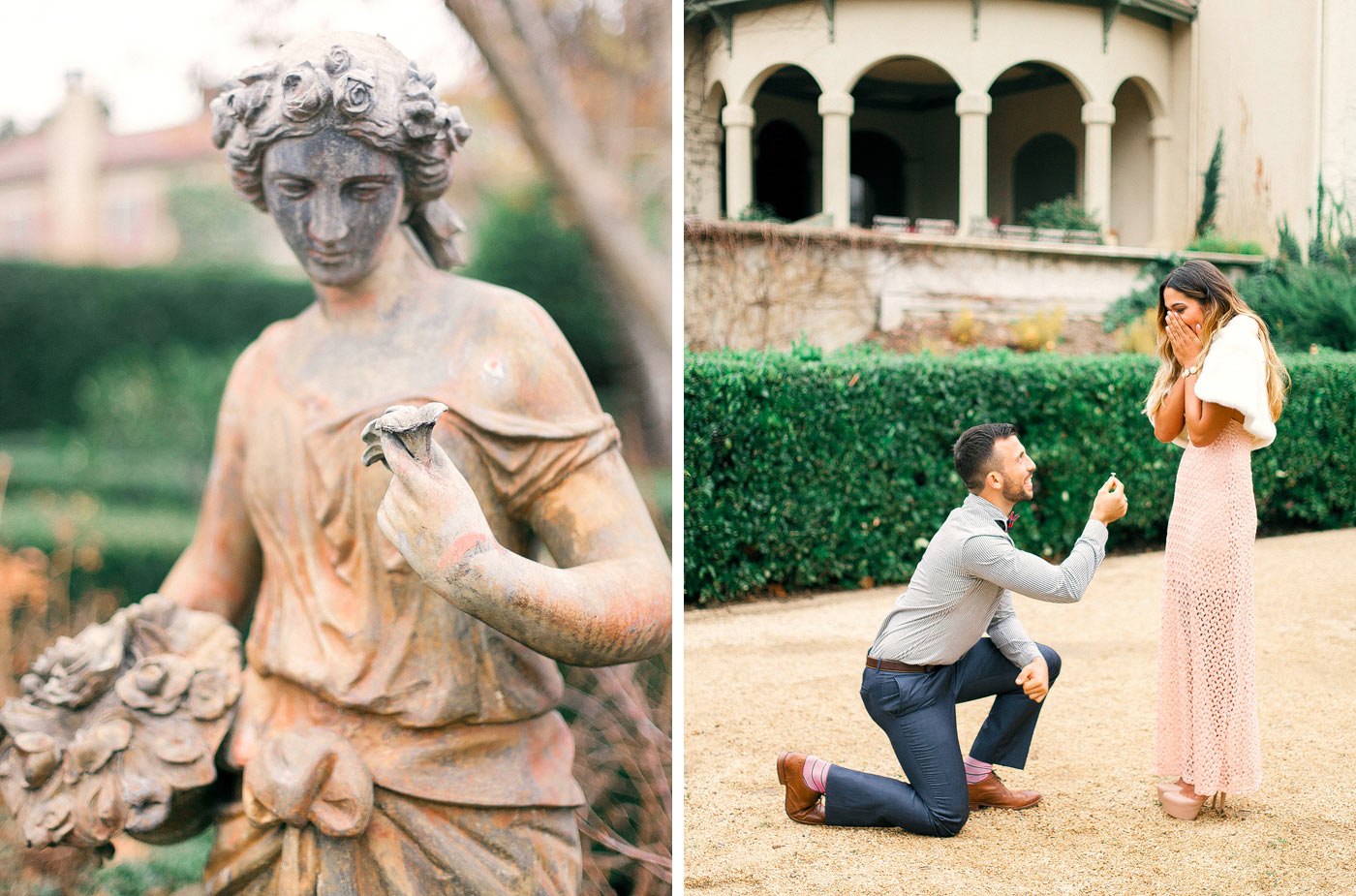 Chateau St Jean Engagement Photos