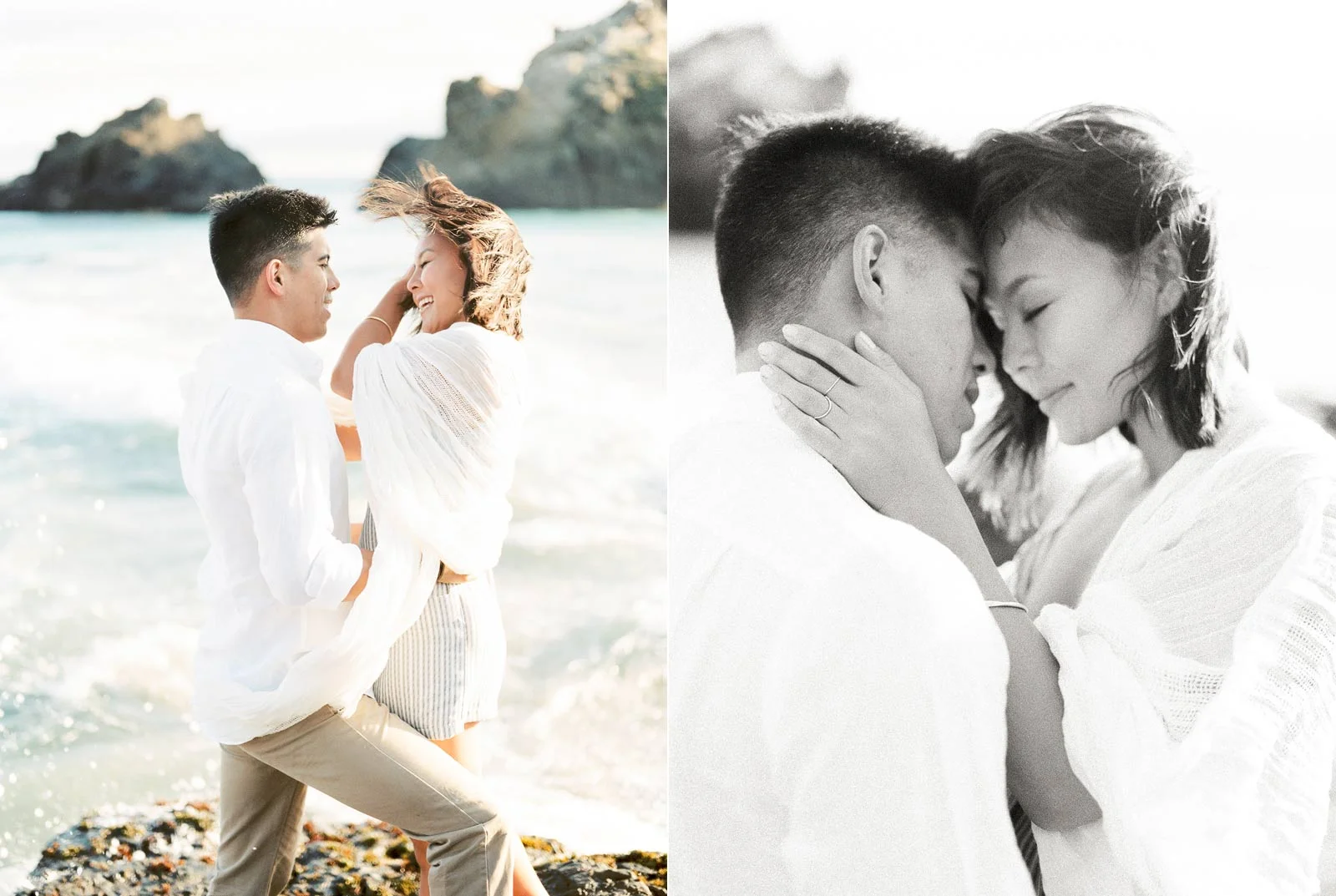 Big Sur Engaged Couple