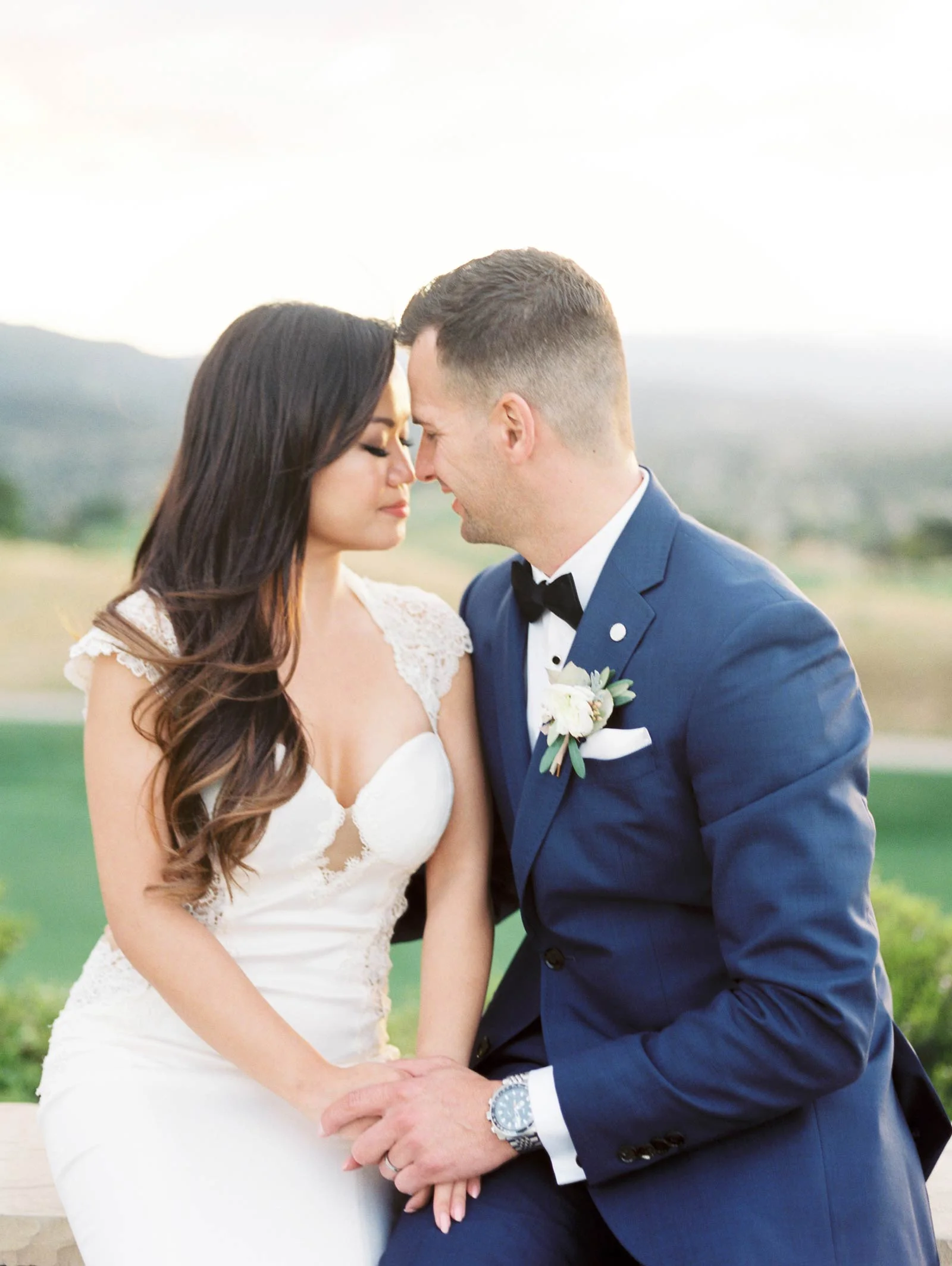 Wedding couple Boulder ridge golf course