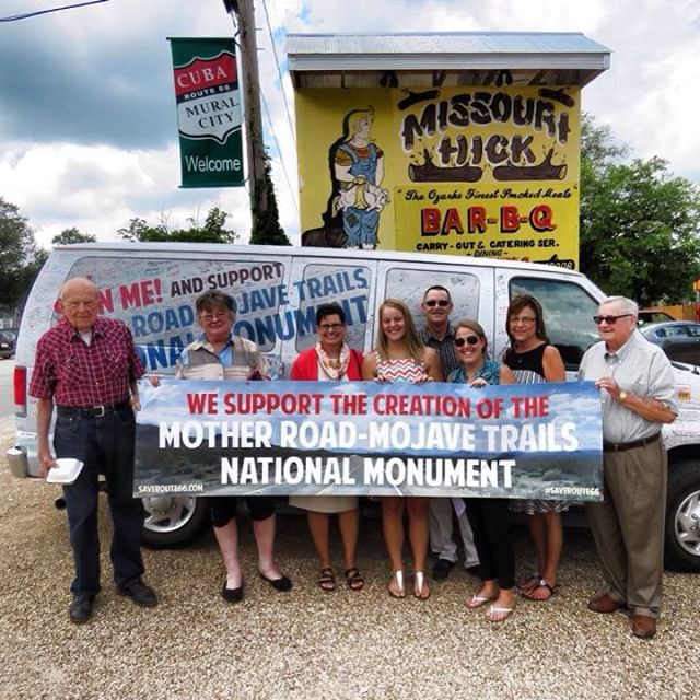 Missouri Hick on 66. Great BBQ and friendly people on Historic Route 66 in Cuba, MO! Thanks! #saveroute66