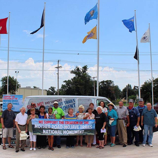Thank you so much @tulsacitycouncil and @route66village for hosting us on our way west! Such a warm welcome with generous support. Thank you to Councilor Jeannie Cue for setting up this wonderful event. @cityoftulsa #saveroute66
