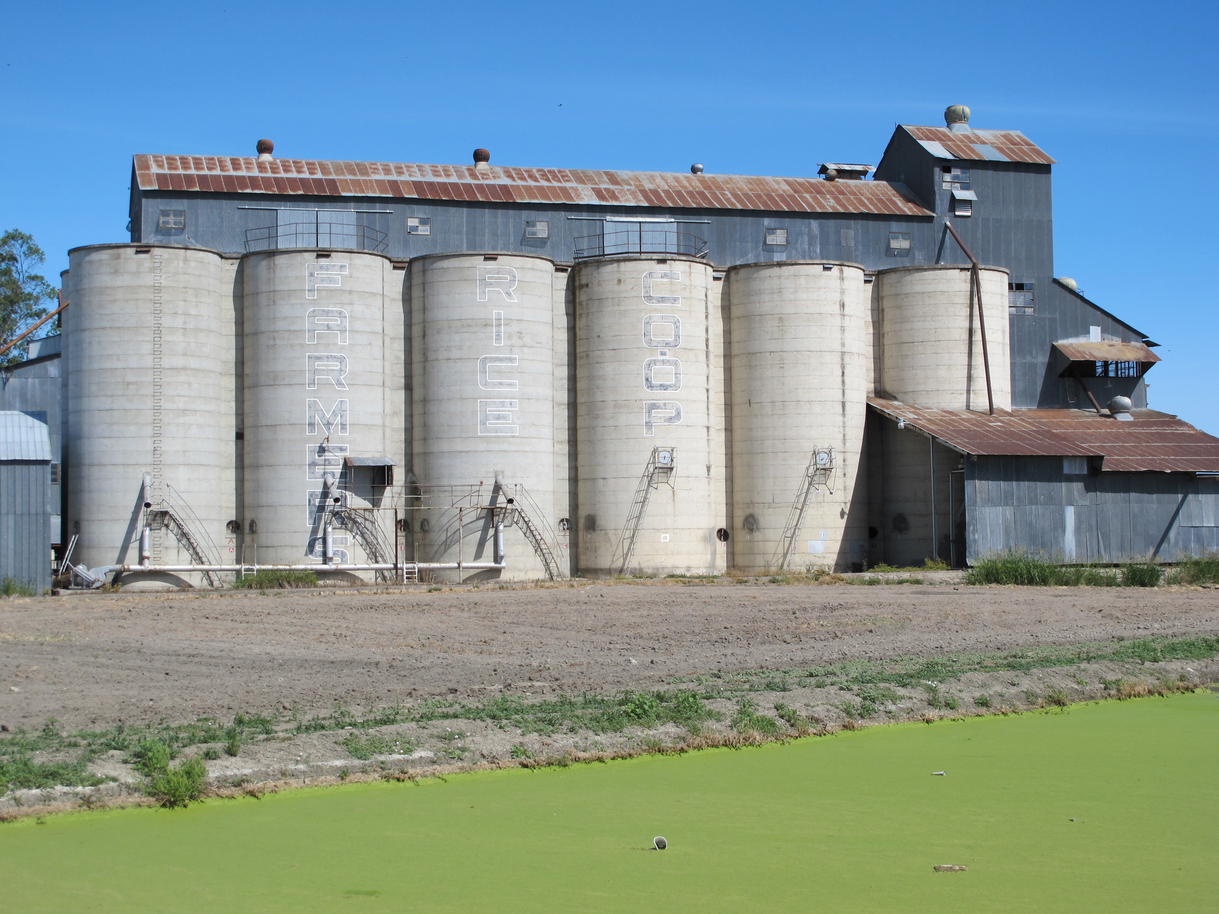 Rice Storage, Central California, USA
