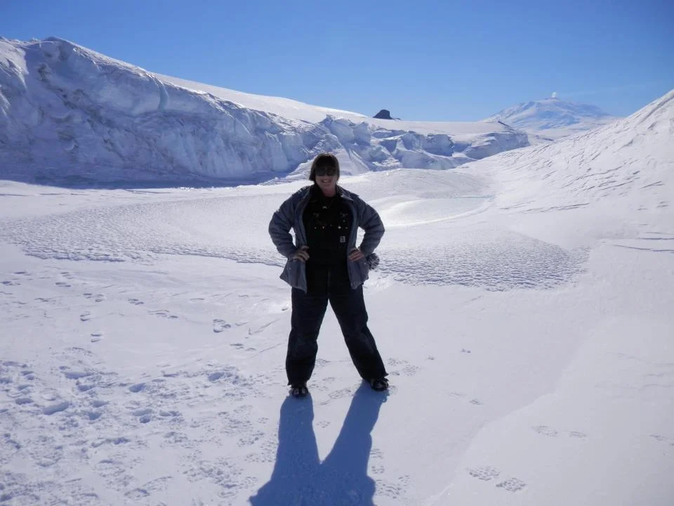 Dr. Britney Schmidt tells us about how she learns about they icy, watery moon Europa by exploring giant Antarctic ice shelves with submarines .