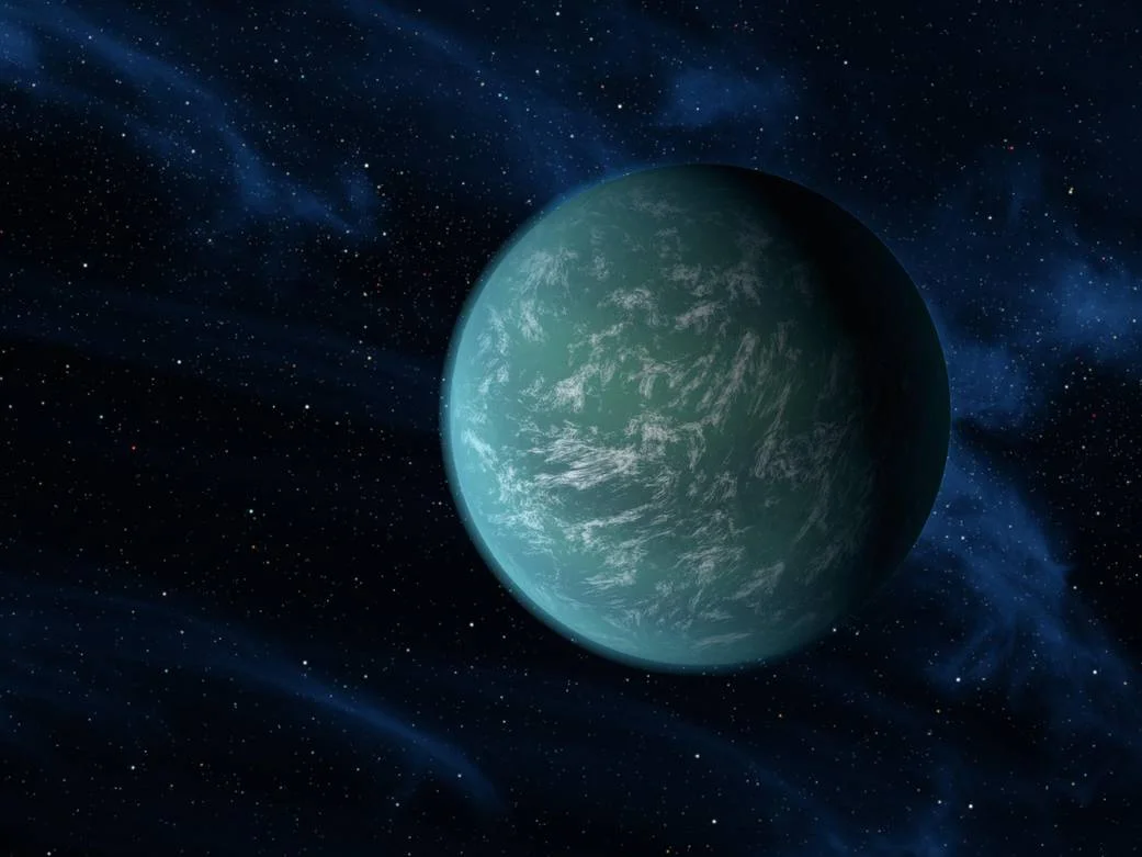 Dr. Kevin Schlaufman tells us about exoplanets that orbit around their stars in an unusual manner. He also explains what his research says about the Earth’s fate when our sun dies, billions of years from now. Image credit: Artist’s conception of exoplanet Kepler-22b. NASA/Ames/JPL-Caltech