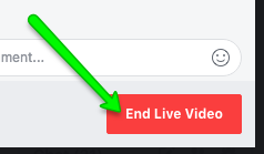 Click the red button when you’re done.