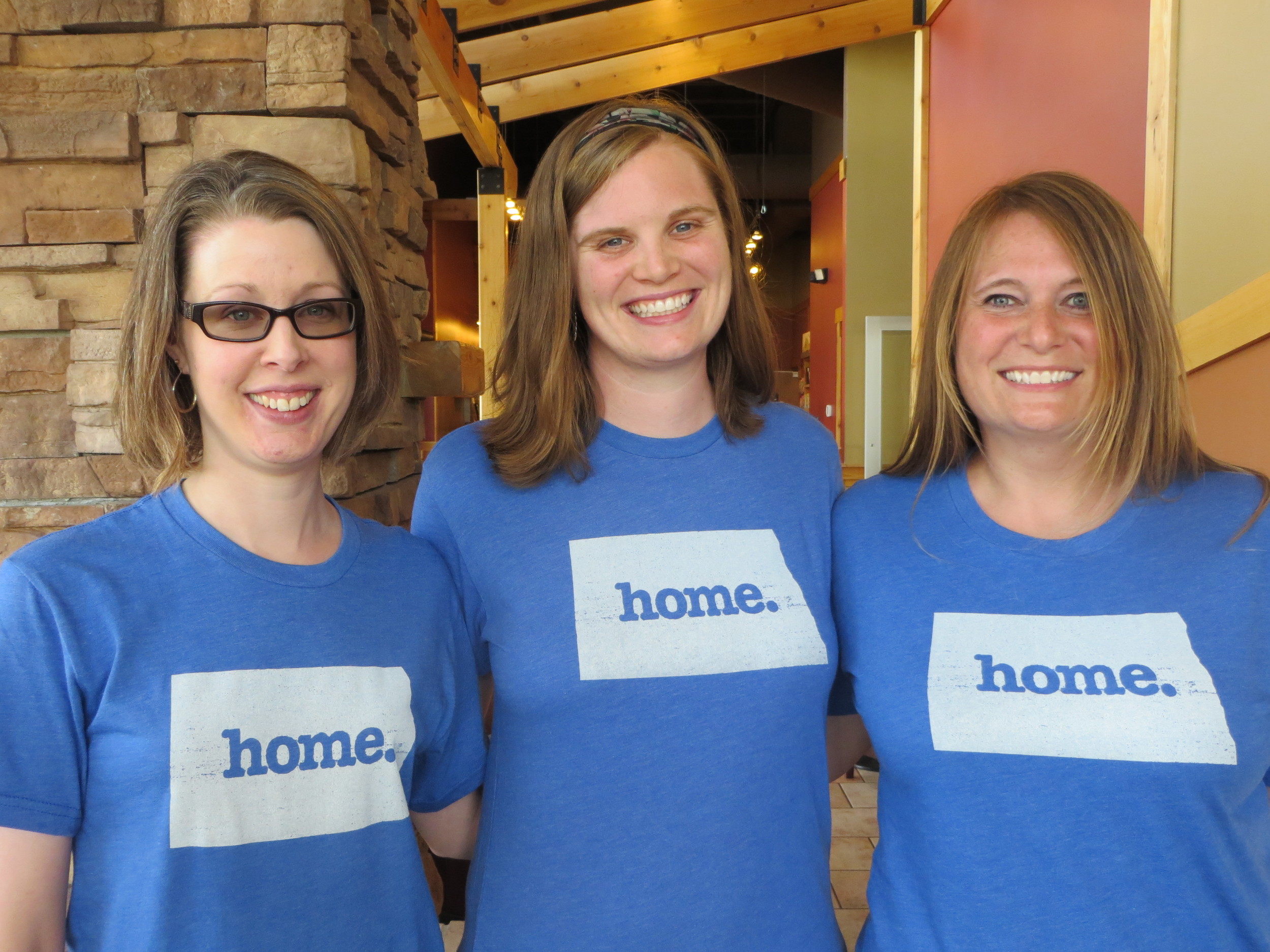 Team My North Dakota Story: Kim, Erika, and Angie