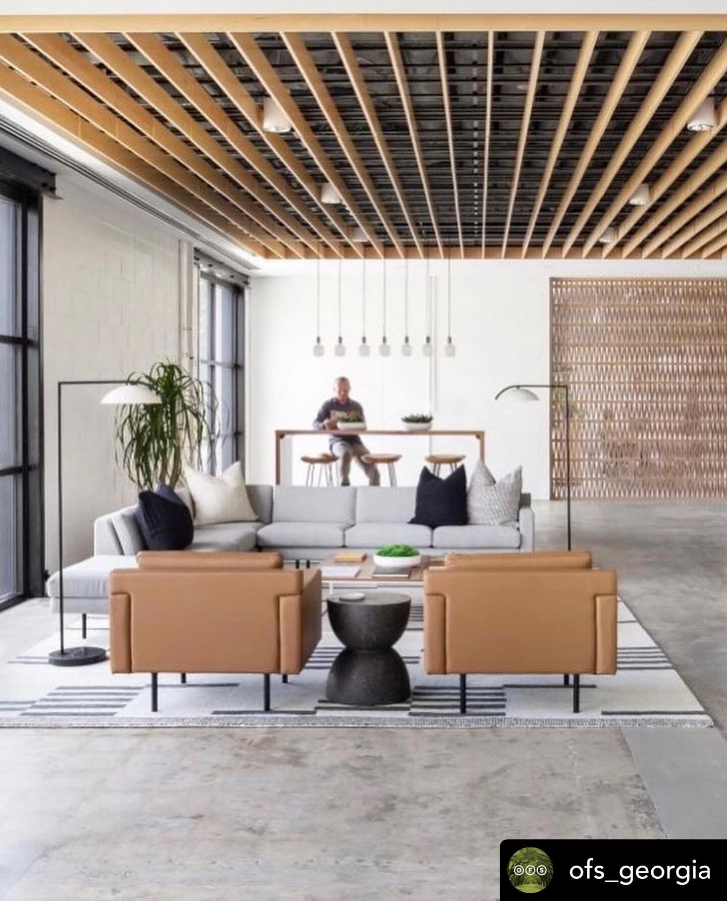 Thanks @ofs_georgia for sharing this beautiful space 

 A I R Y &amp;  B R I G H T 🌱☀️

Thought we&rsquo;d brighten up your #workplacewednesday with a little biophilia and a lot of Rowen!🌱😃

Furniture highlight ~ ⚡️Rowen sofa⚡️

⠀⠀⠀⠀⠀⠀⠀⠀⠀ 
 #atlde