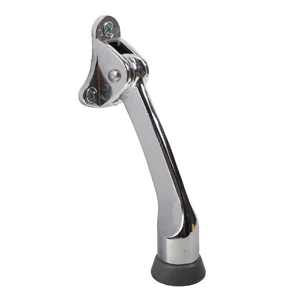 4" Zinc Heavy-Duty Drop-Down Door Holder