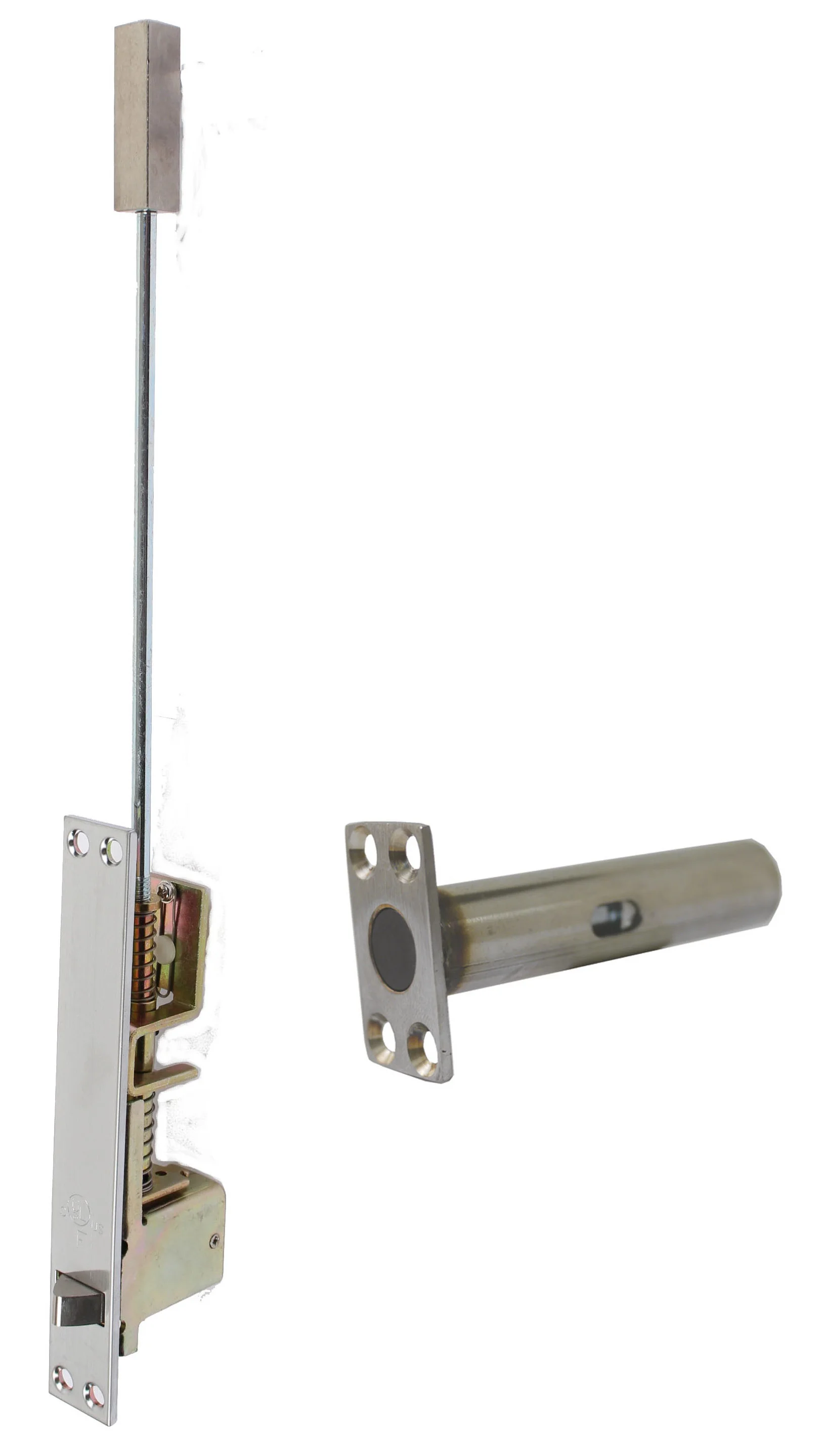UL Rated Auto Flush Bolt w/ Fire Bolt for Metal Doors