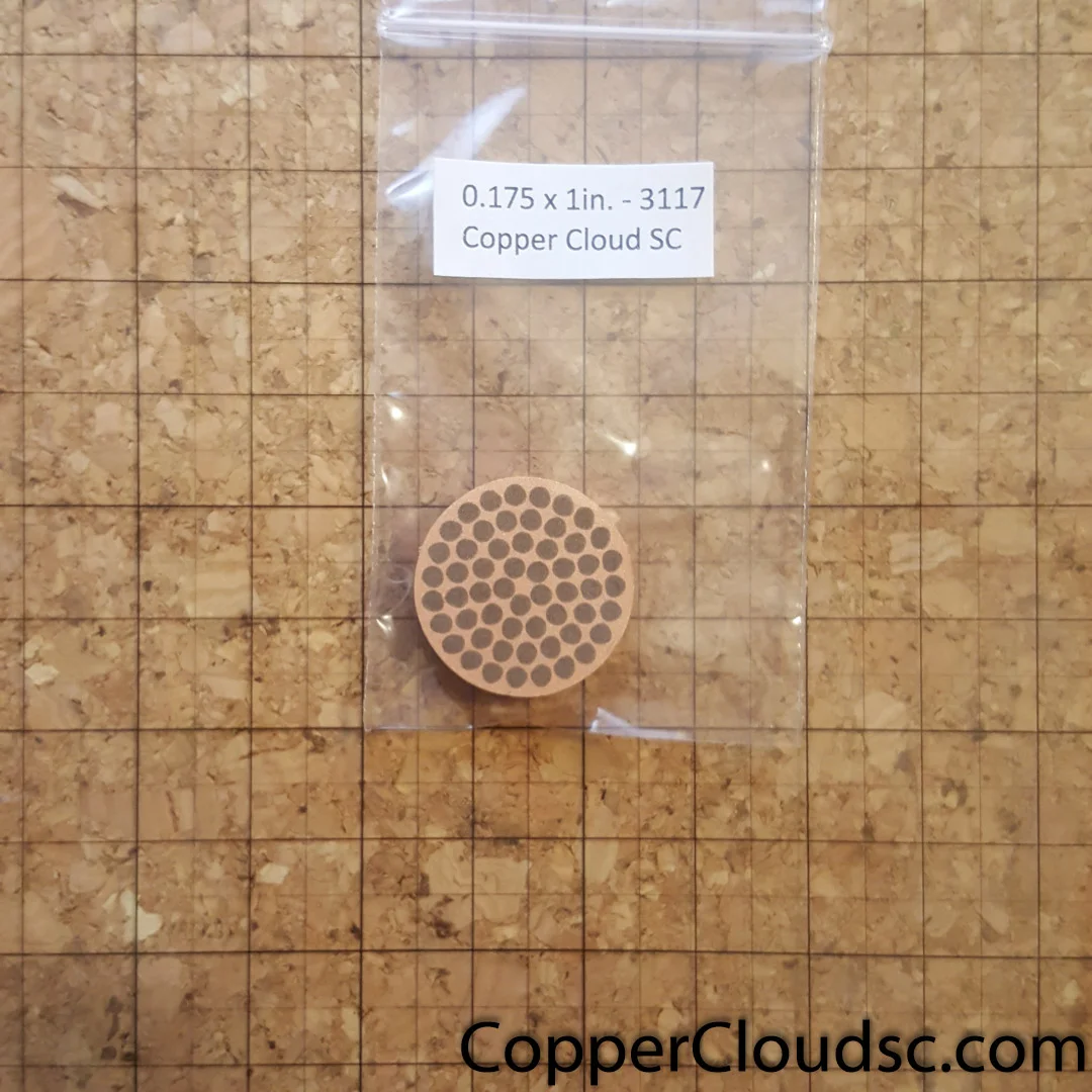 0.175 x 1in. - 3117 Copper Superconductor