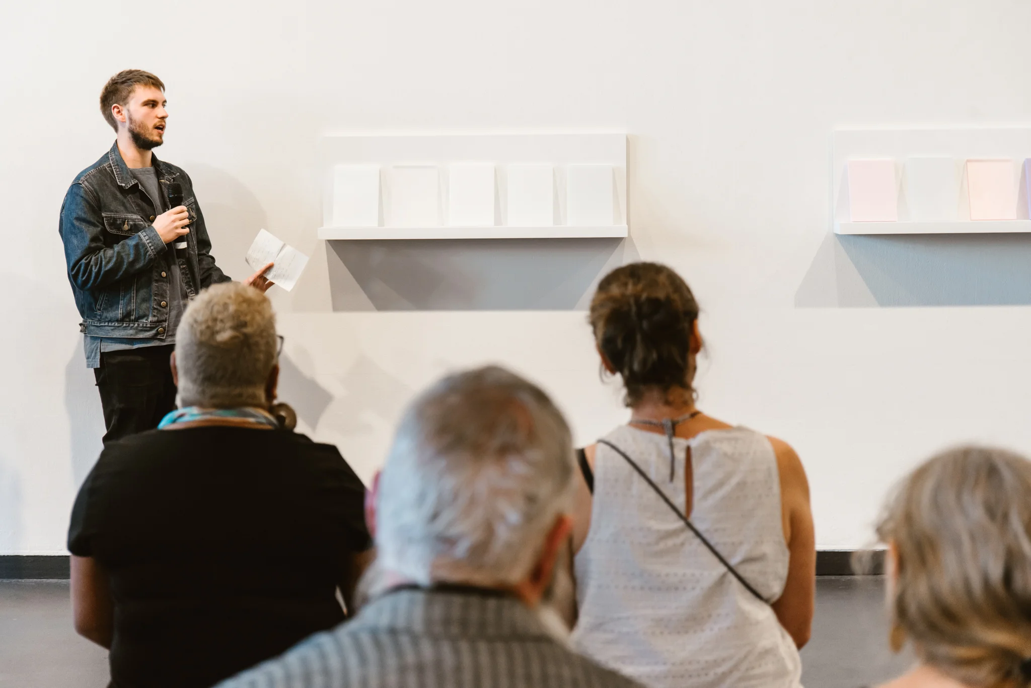 Hatched Open Day, Artist talks. Photo: Susie Blatchford & PICA
