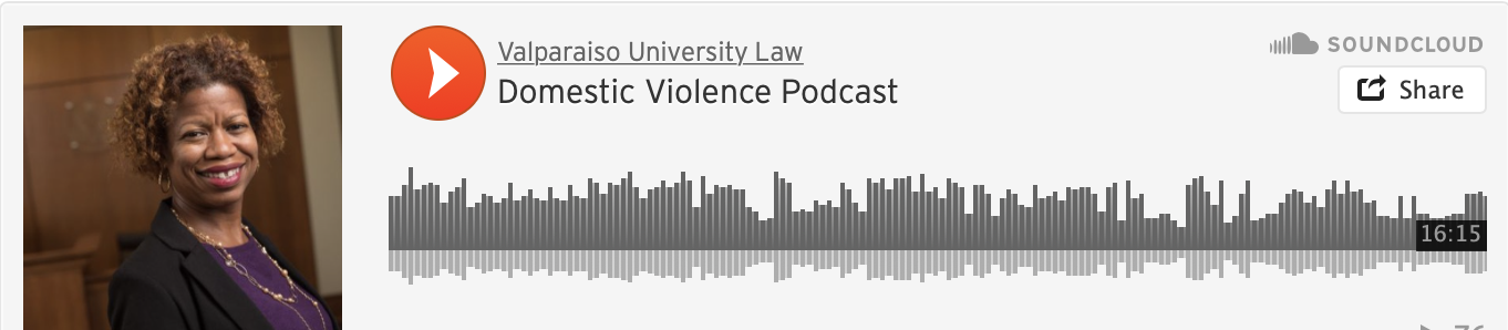 Natalie Moore speaks with Valparaiso University Law Professor Geneva Brown and third-year law students, Jessica Sullivan and Andy Stuck, about how the social stigma of domestic violence adversely impacts the justice system’s ability to efficiently and effectively address the issue. The conversation also features commentary from President Obama and Vice President Biden, whose office drafted The Violence Against Women Act of 1994. The dialogue explores how the law can respond to social and cultural understandings of domestic violence, and asks what role lawyers have in shaping how domestic violence is framed, addressed, and ultimately prevented.