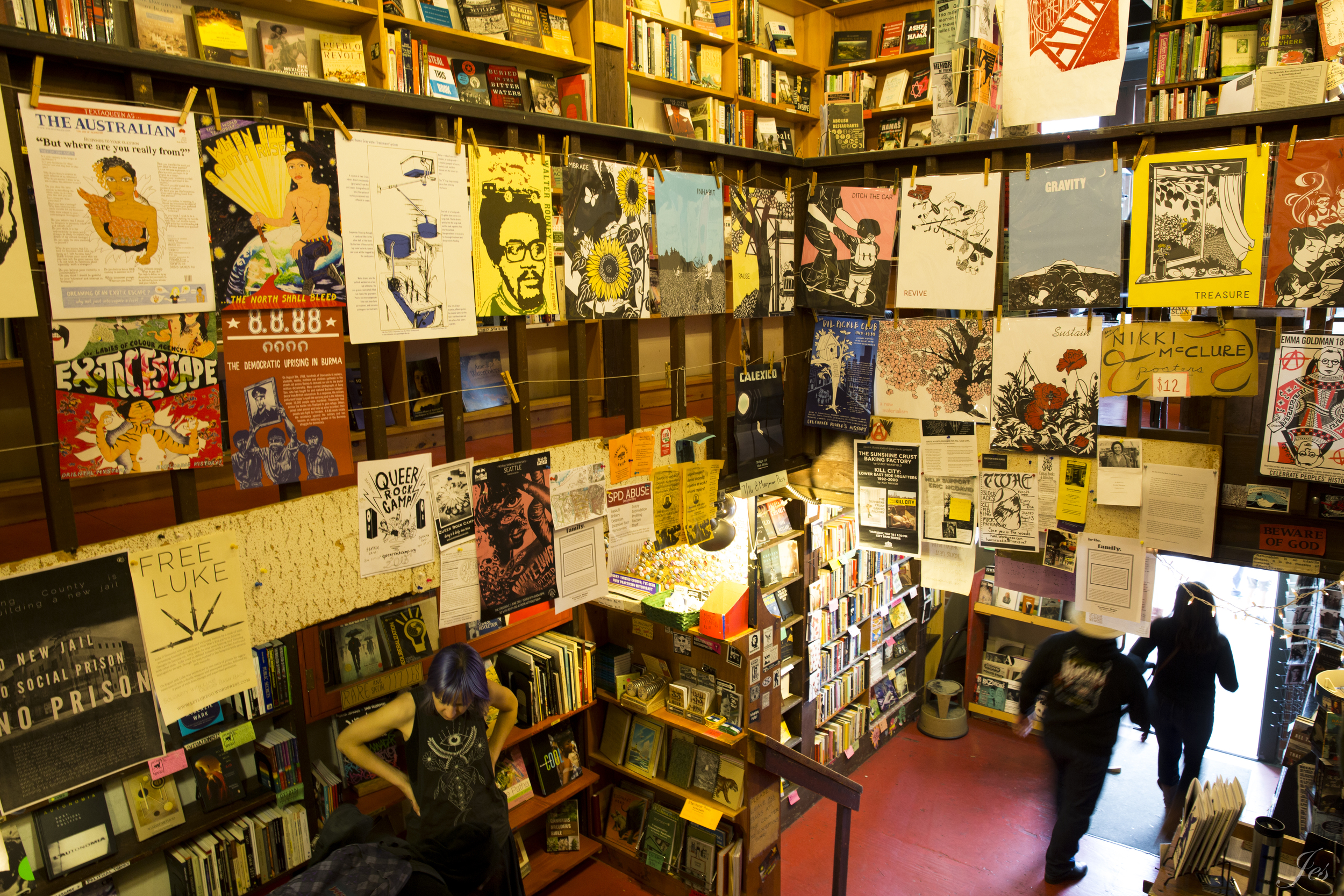 The left bank bookstore Pike's Place Seattle