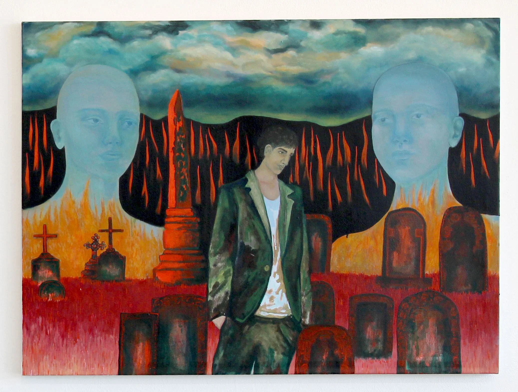   The Wrath of Me , 2026  Oil on canvas  36 x 48 inches 
