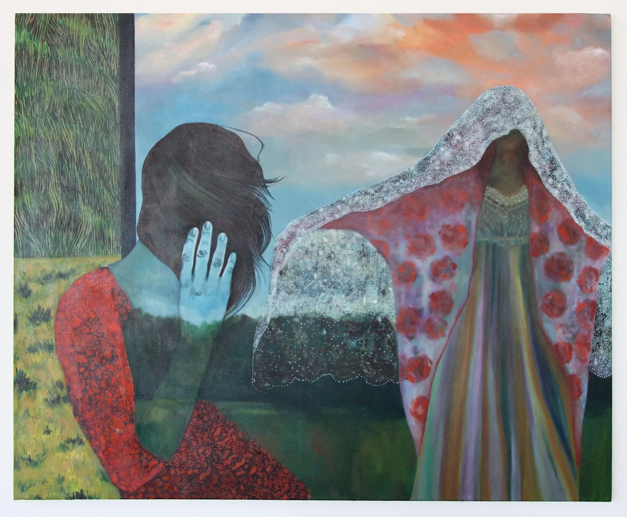   Desolation Dance , 2026  Oil on canvas  42 x 52 inches 