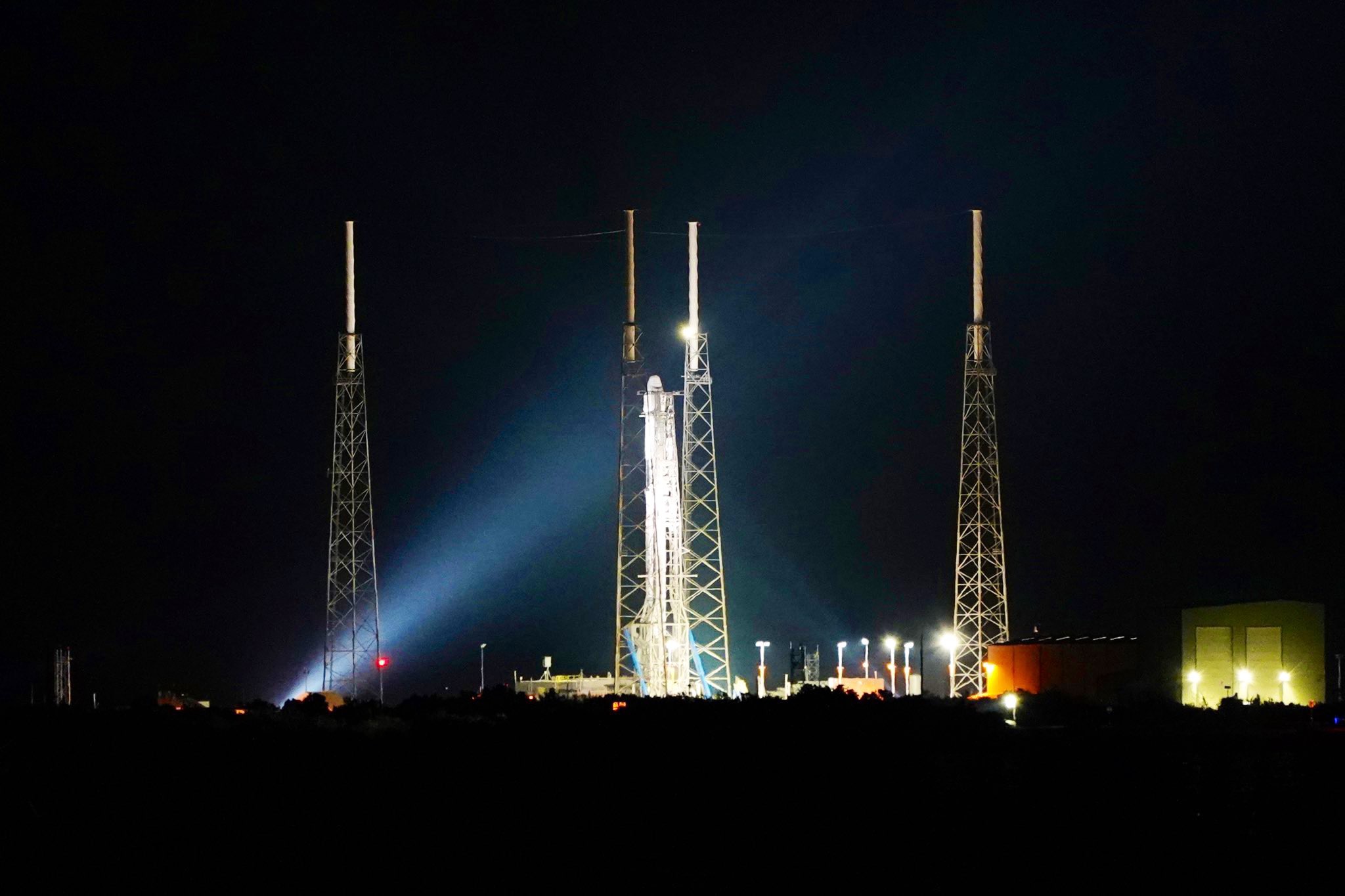 on the launch pad Minutes beFore launch, may 4th, 2019 Photo credit chad colby 👍