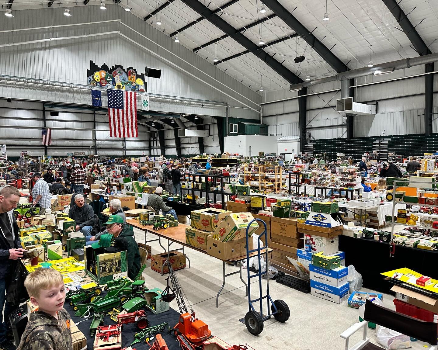 Amazing displays at Lafayette farm toy show