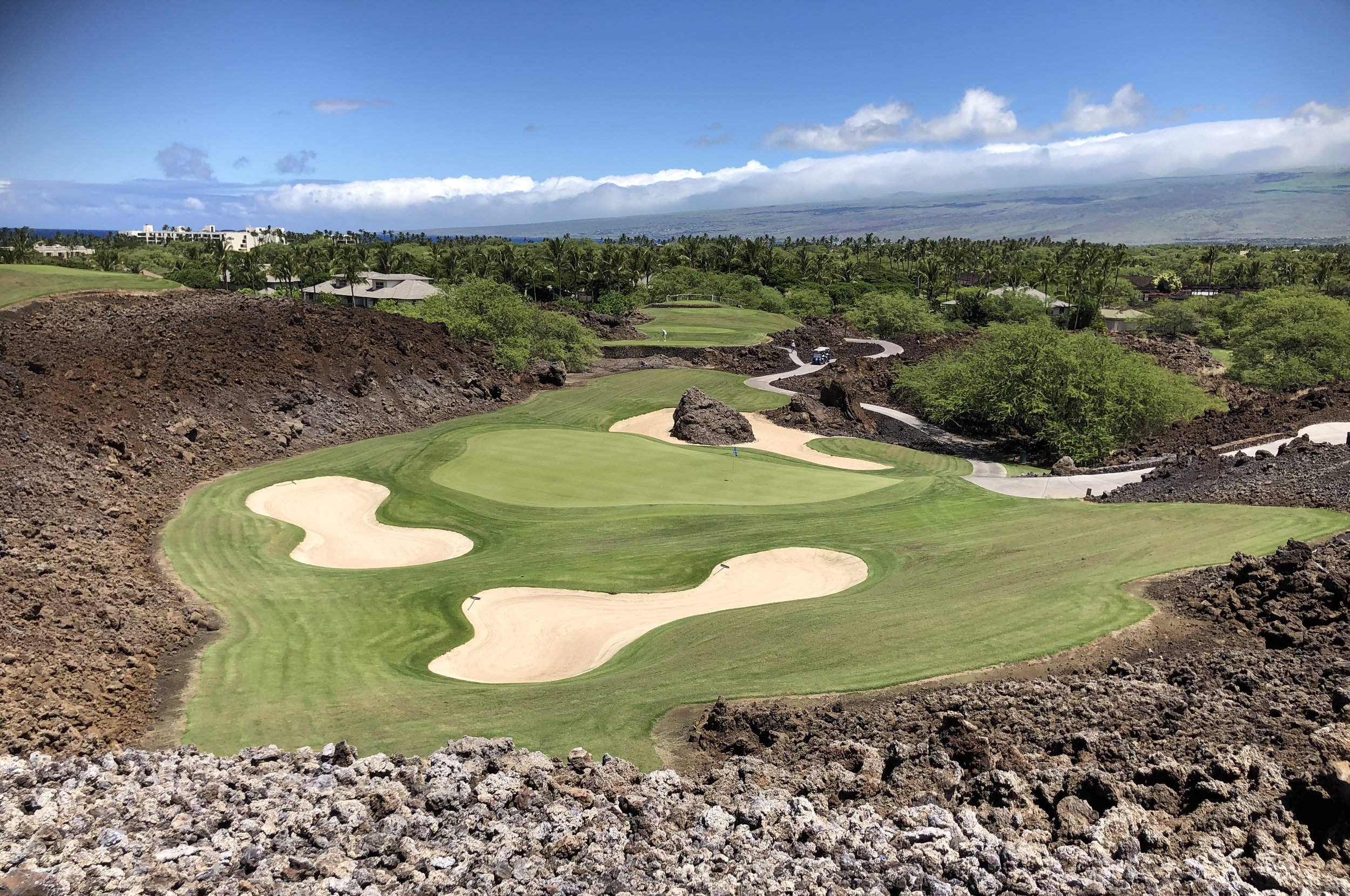 Iconic hole at Mauna Lani