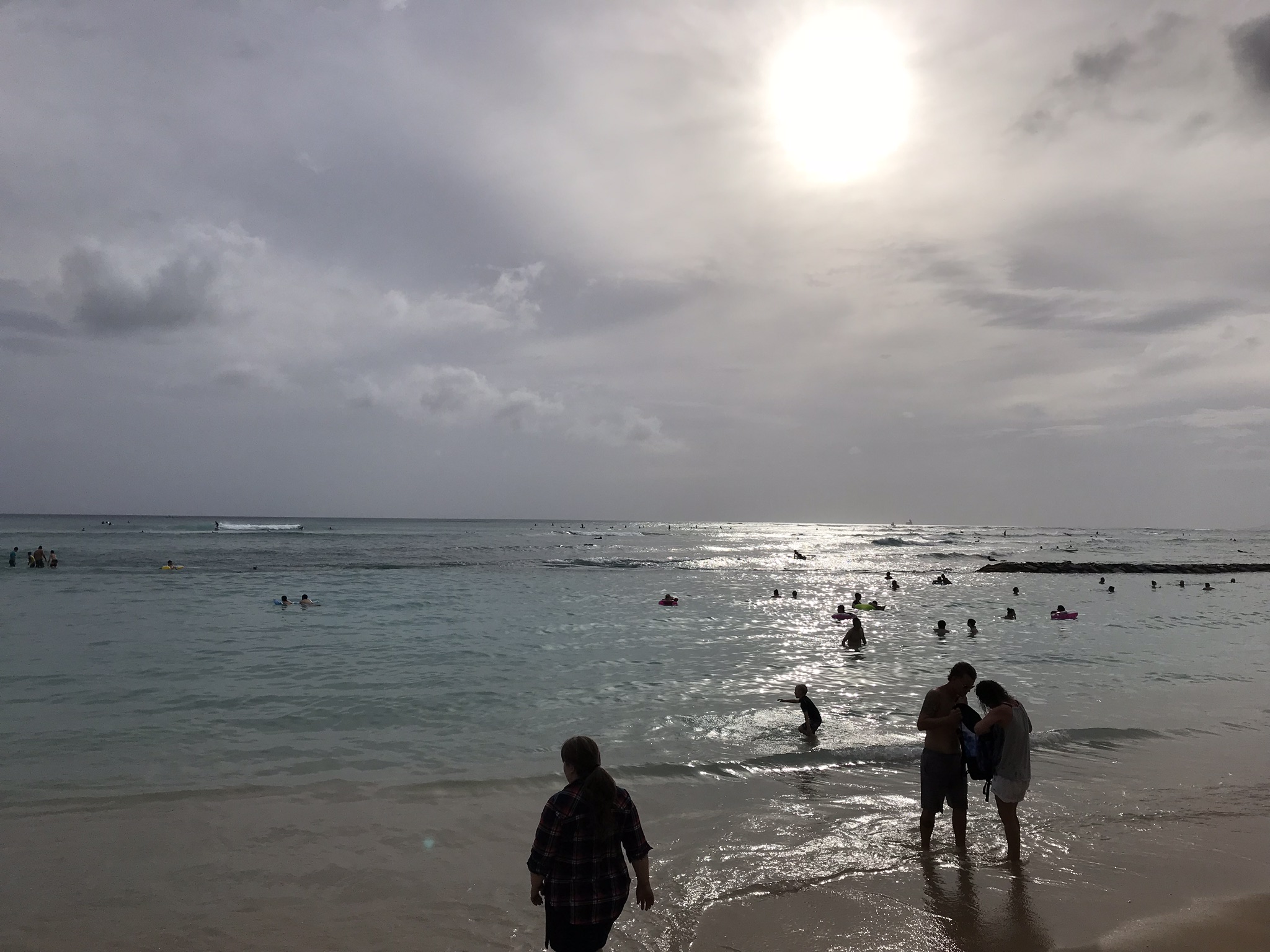 Beach at hotel Kaua'i Marriott