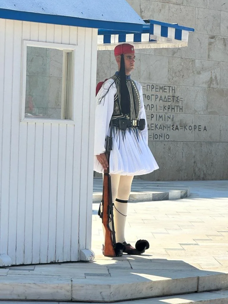 Photo:  On The Tee - Evzone on guard