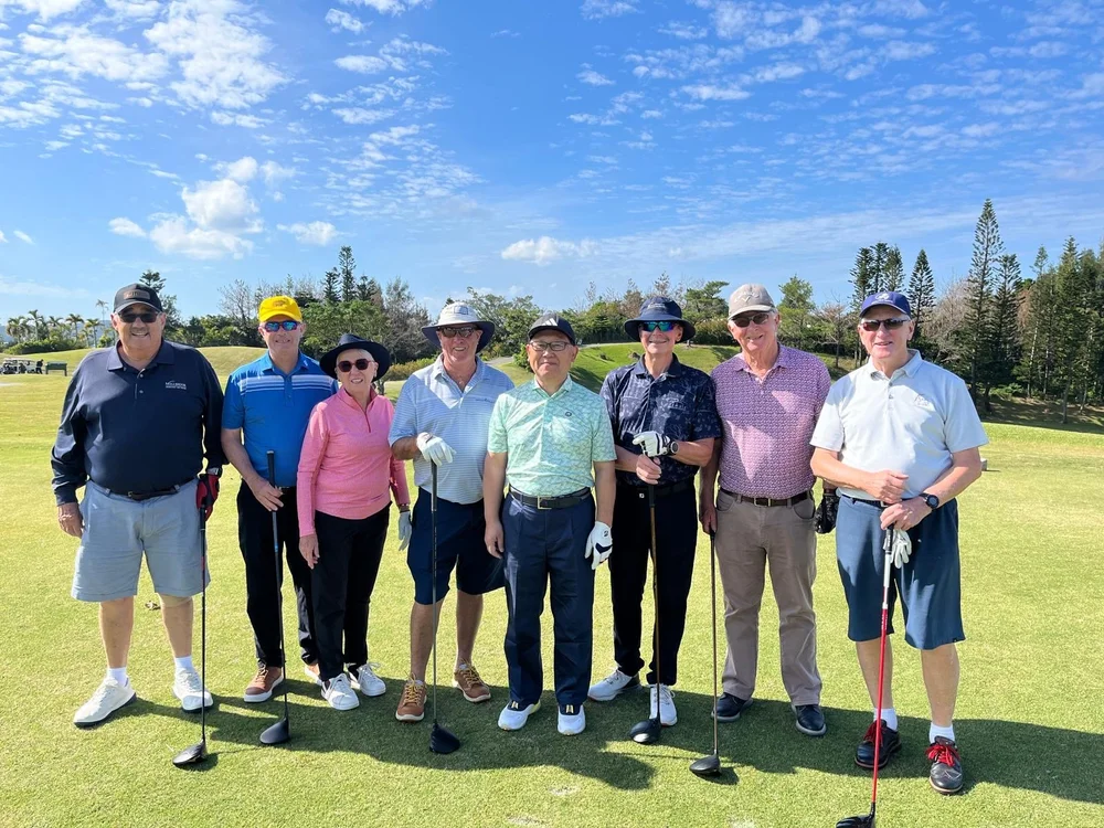 Golfers in Okinawa