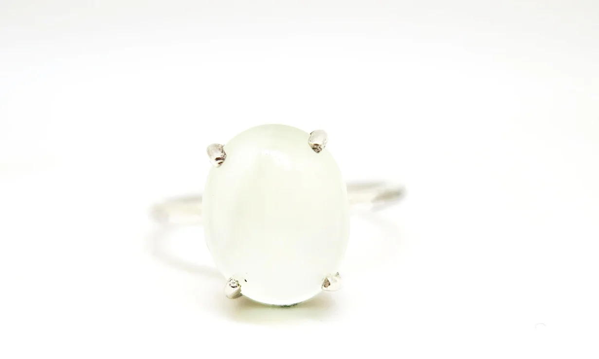 Prehnite silver solitaire 3.jpg