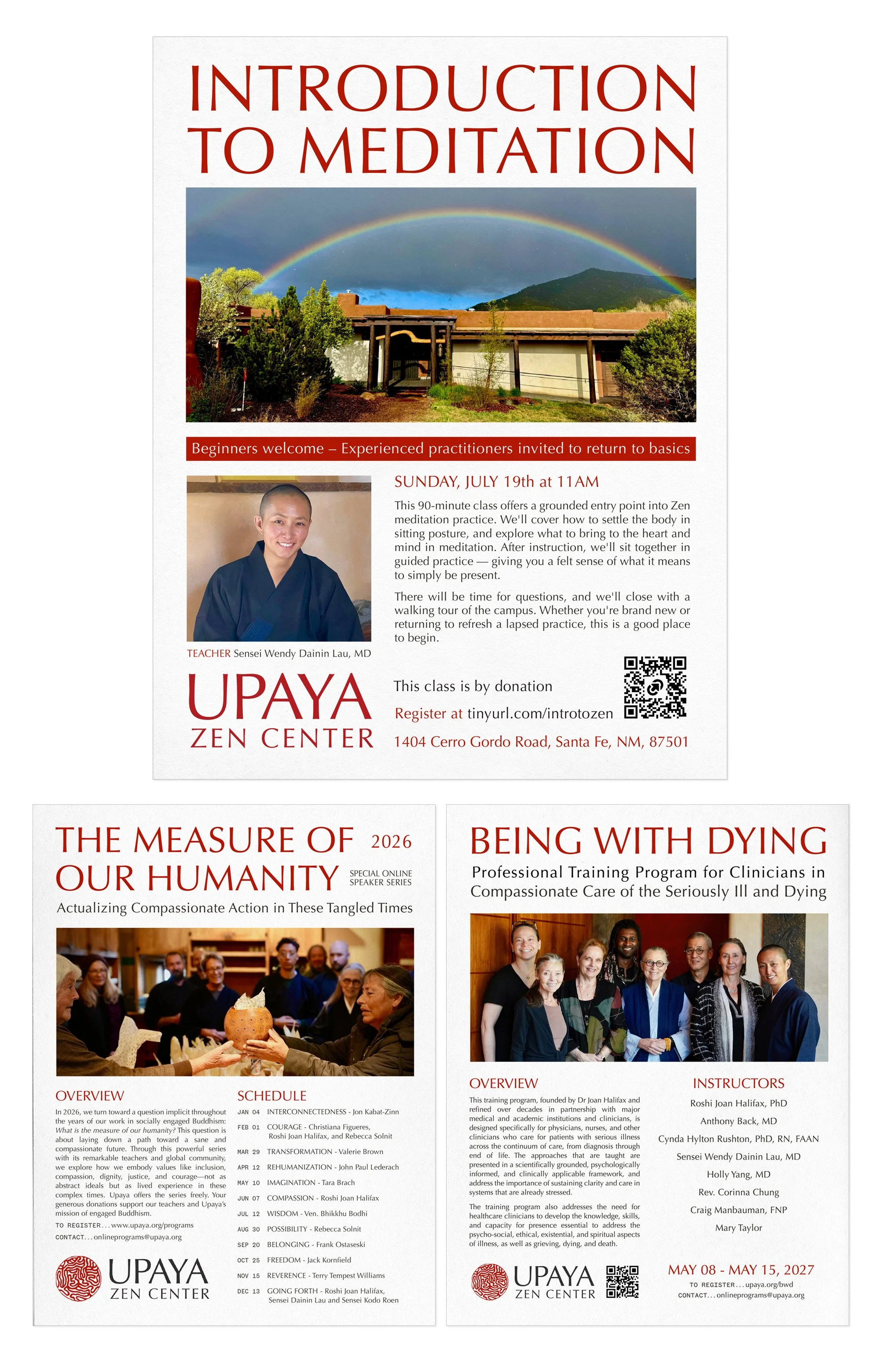  Upaya Zen Center, Santa Fe NM / event announcements 