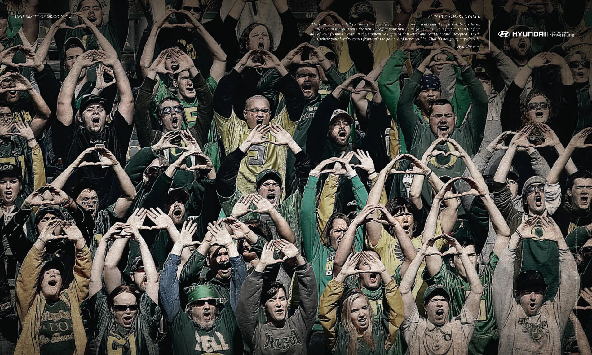 NCAA "O" Hands for Hyundai Image by: Lars Topelmann