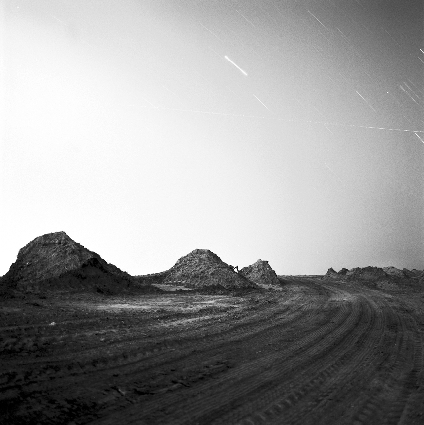   Lunar landscape , 2010.  Gelatin silver print. 