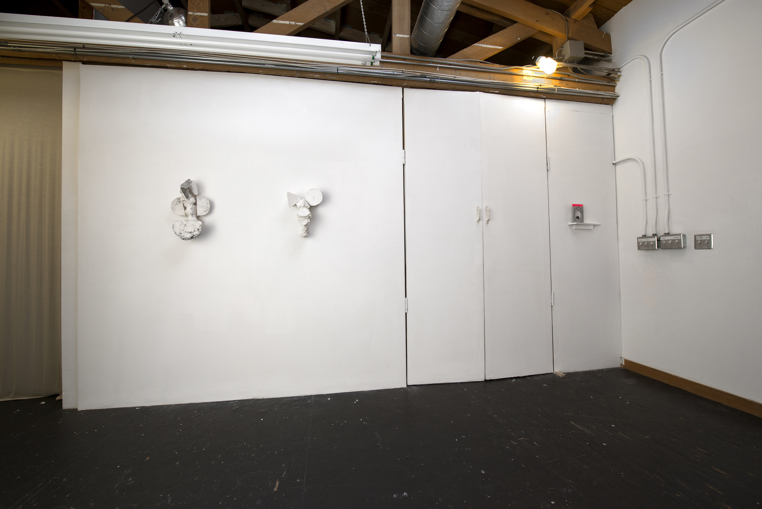 Installation view from left: Rachelle Rojany, Pilar Tena.