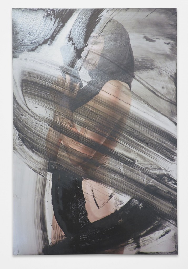 Rita Ackermann, JEZEBELS III (2015). Archival print on canvas, 59.5 x 39.75 inches. Image courtesy of the artist and FARAGO.