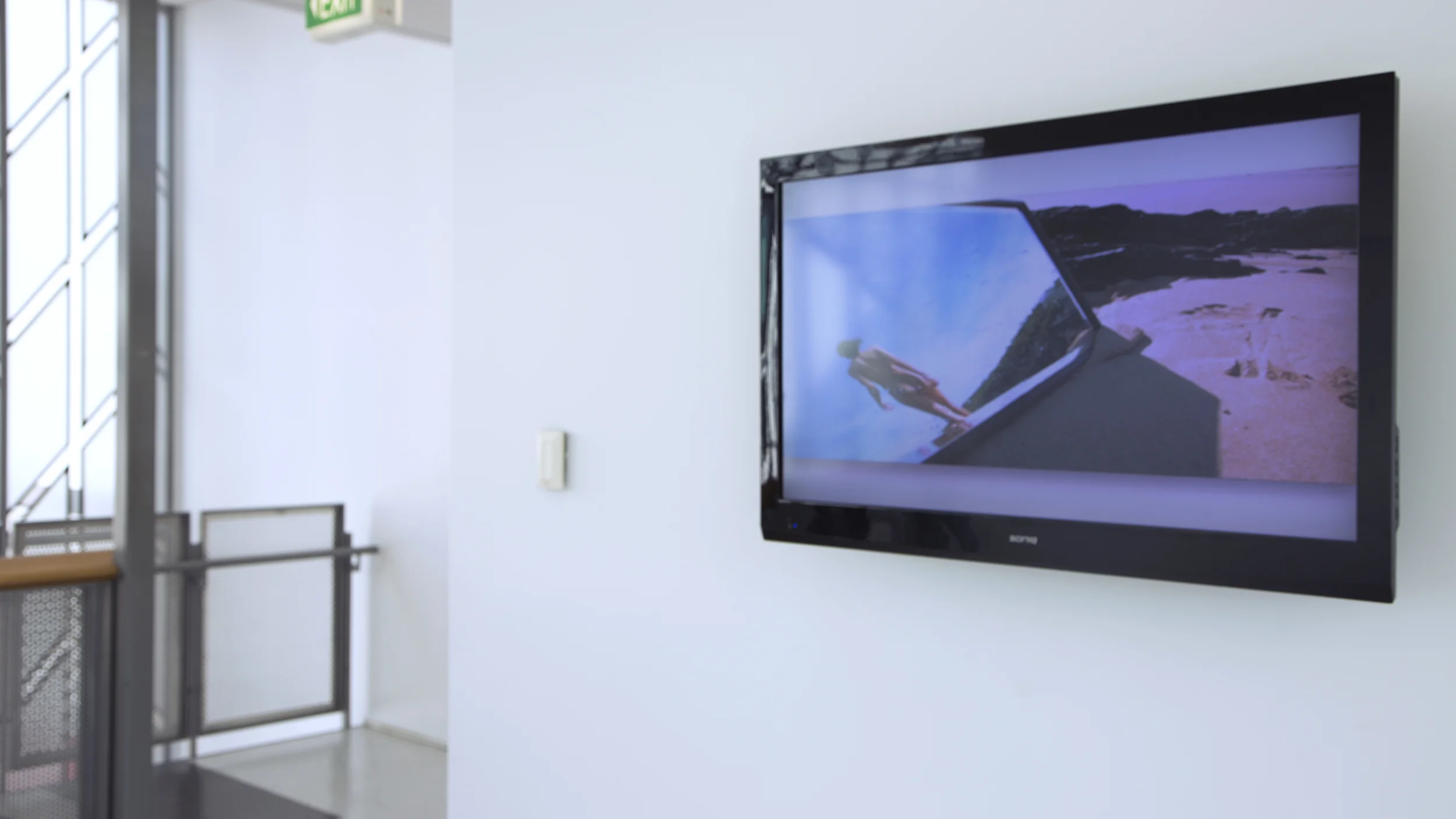 Surrogate Signs video installation (view 2)