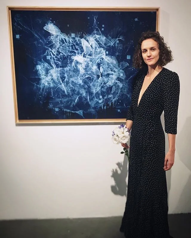 MFA project is done, but it feels like just the beginning 🌺 Thanks to everyone that came out to our opening! Thesis show is up until the 31st - dm me for a walkthru 🙆🏽&zwj;♀️
.
.
#ucla#dma#mfathesisexhibition#weakornosignal#biogramblueprint#cyanot