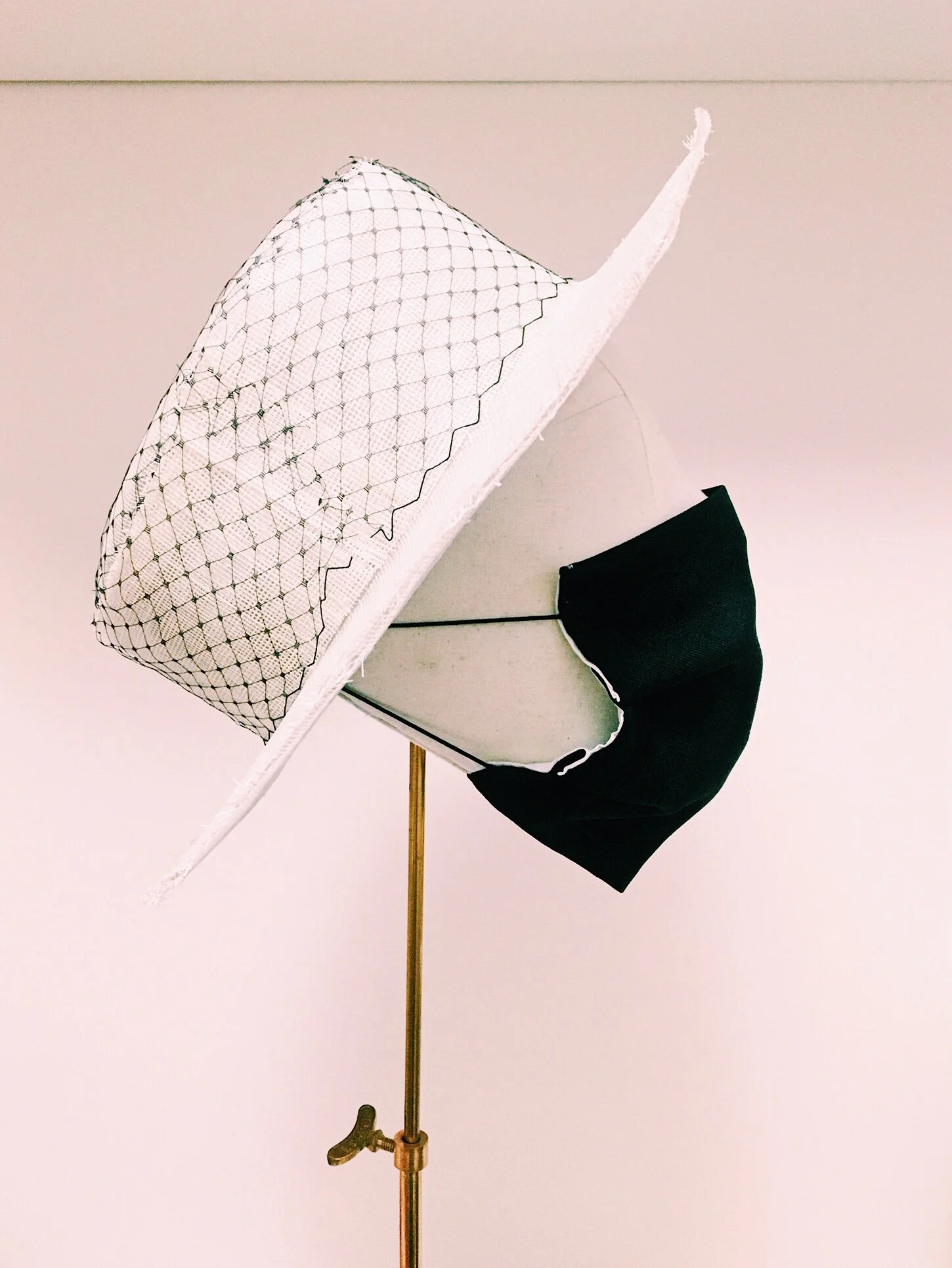 black face mask — Cecile Millinery