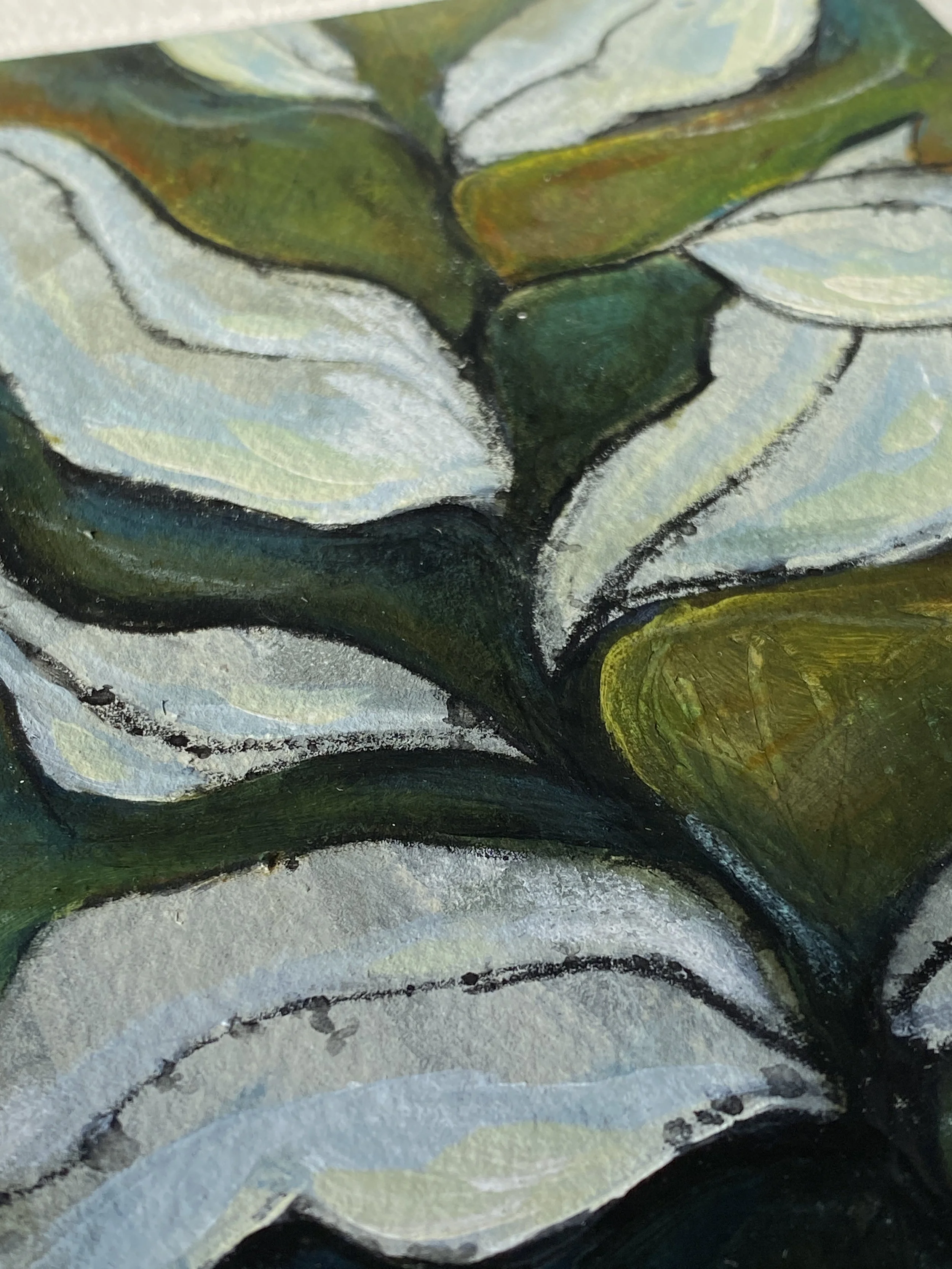 GreenLeavesOnPaper_FDetials_ShelleyJacobsNov2021.JPG