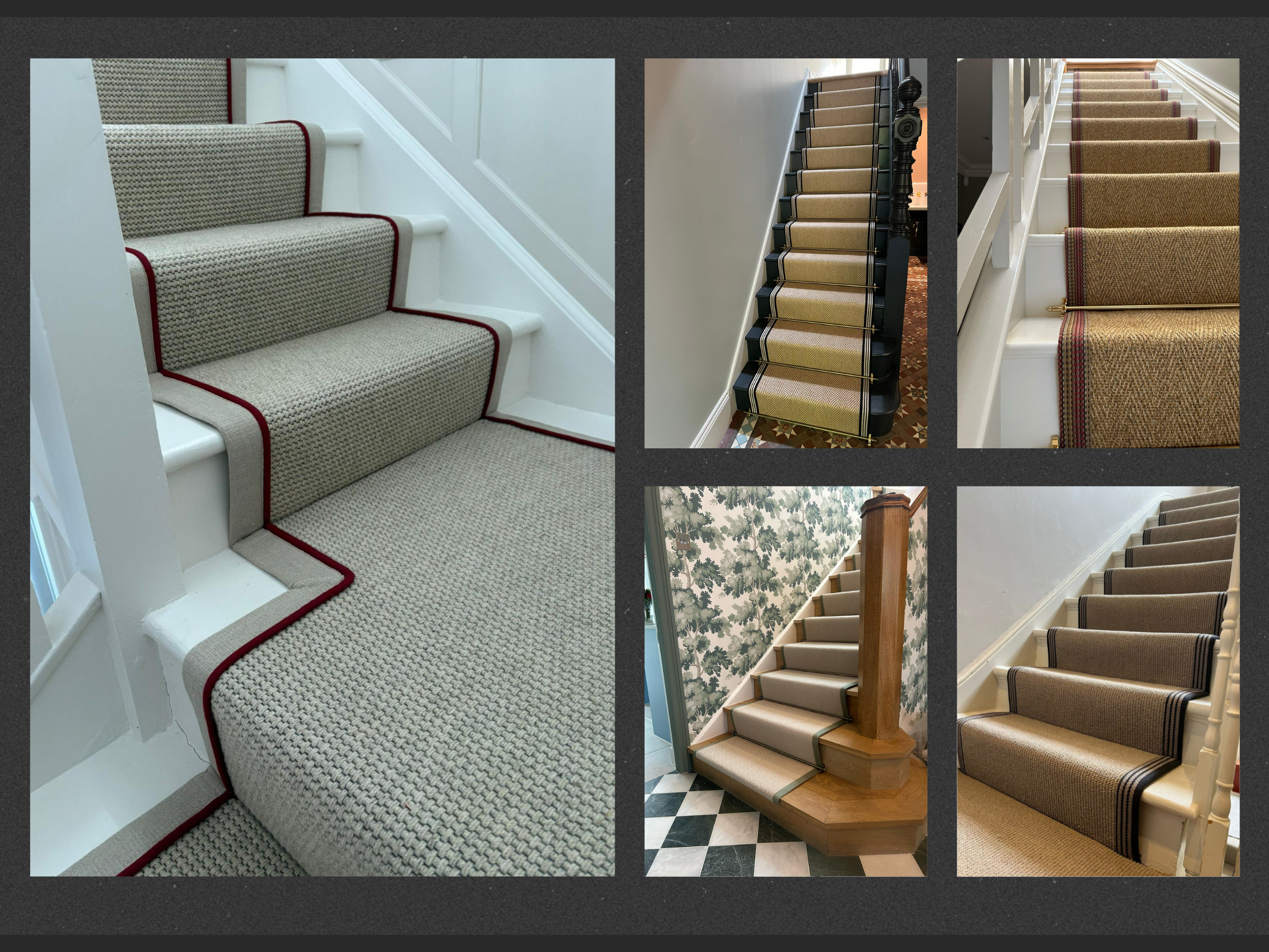 Stair runner installation