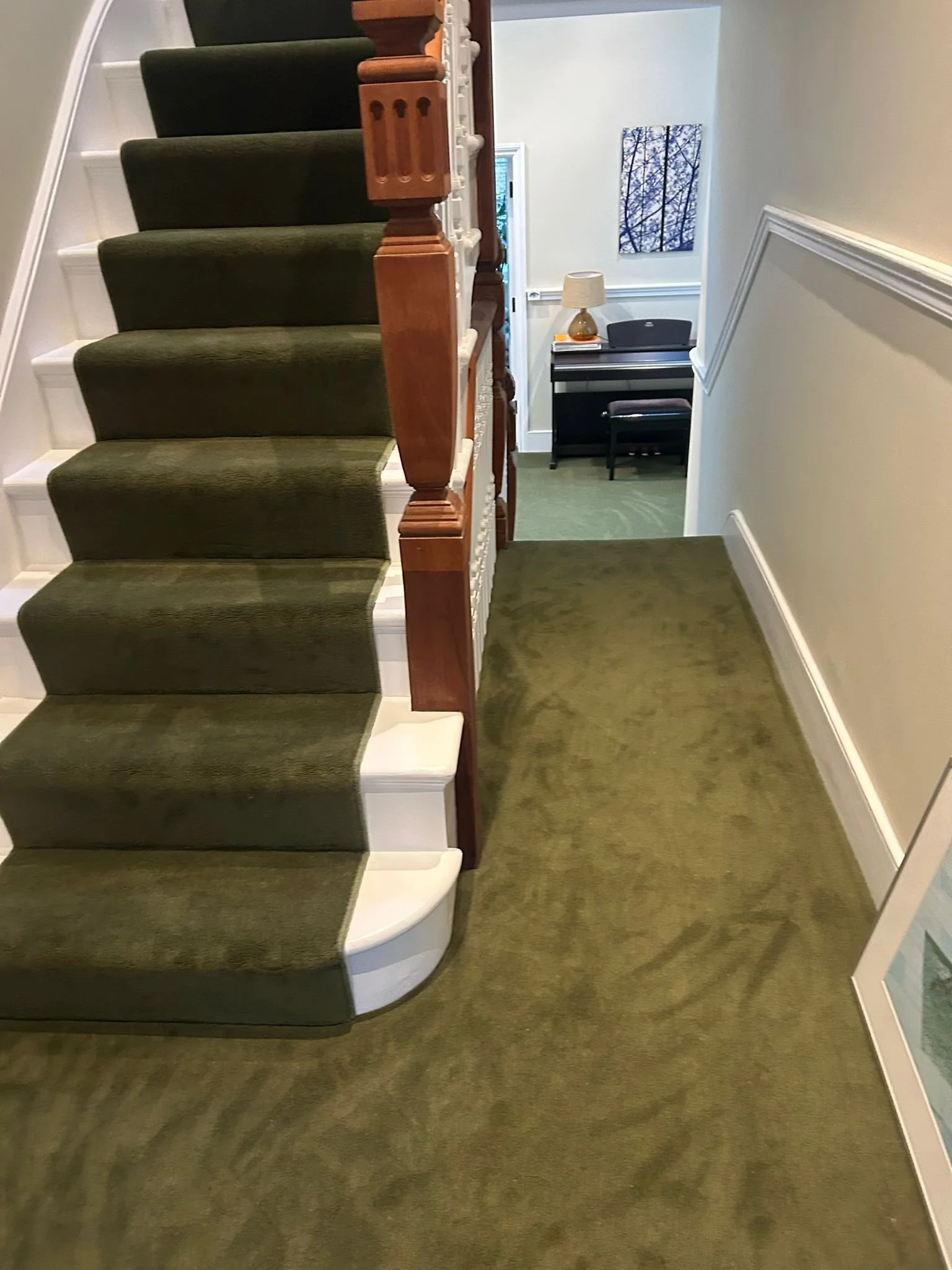 Westend Velvet - Avocado (Whipped edge)