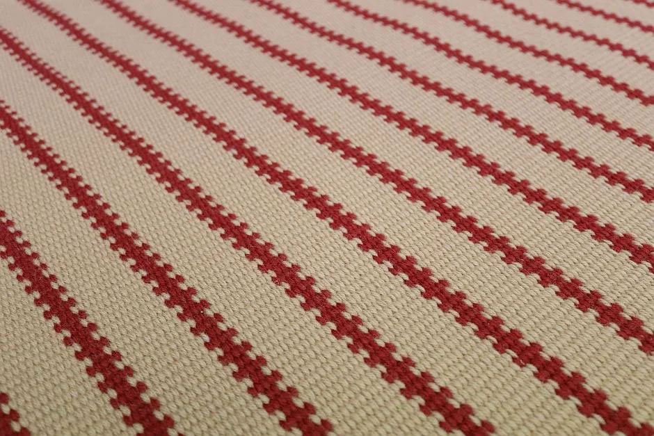 Flatweave Stair runner, Stripes ZIP06 Beige & Red.jpg