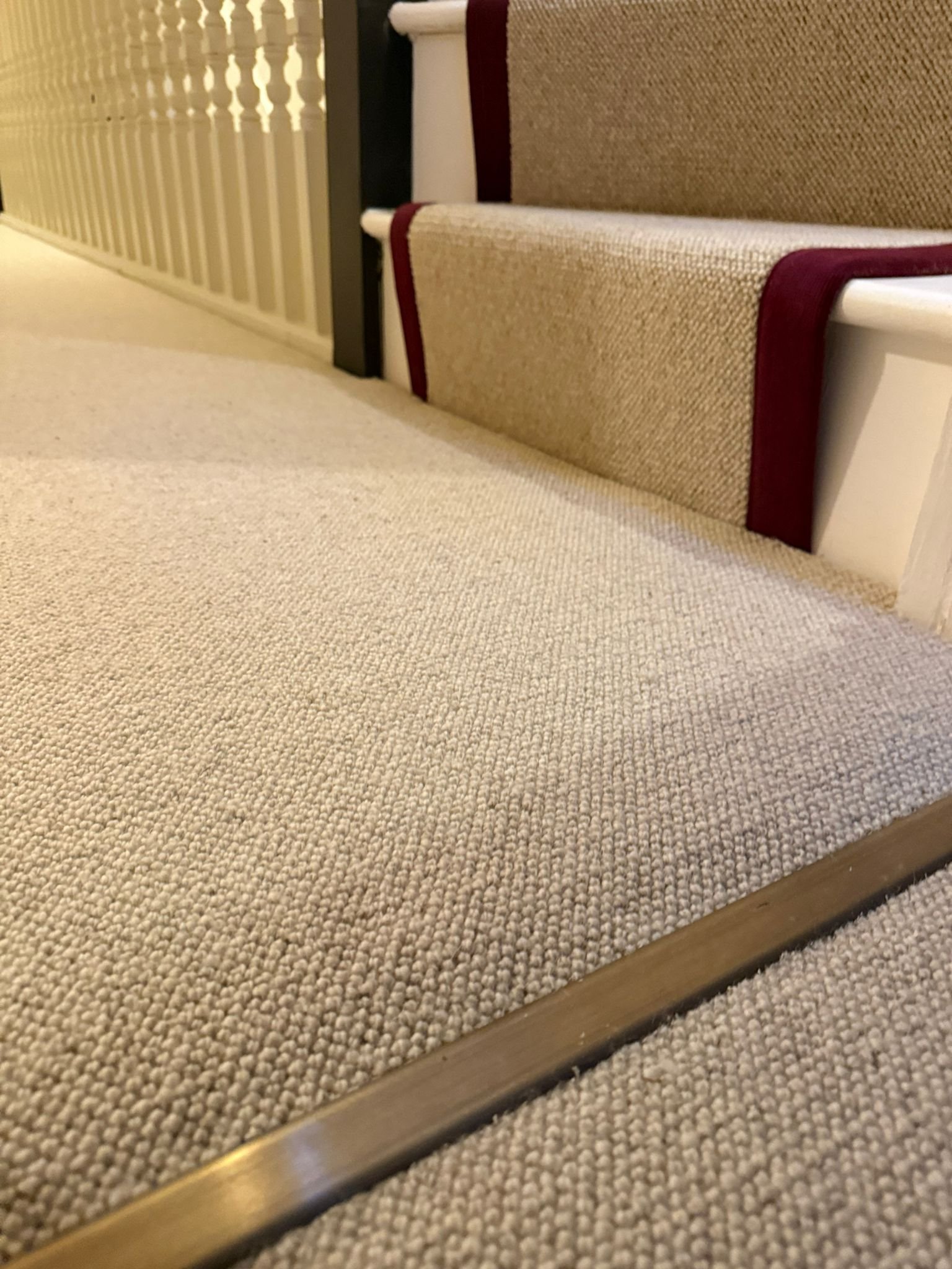 Fairisle - Shingle (Stocksfield - Burgundy)