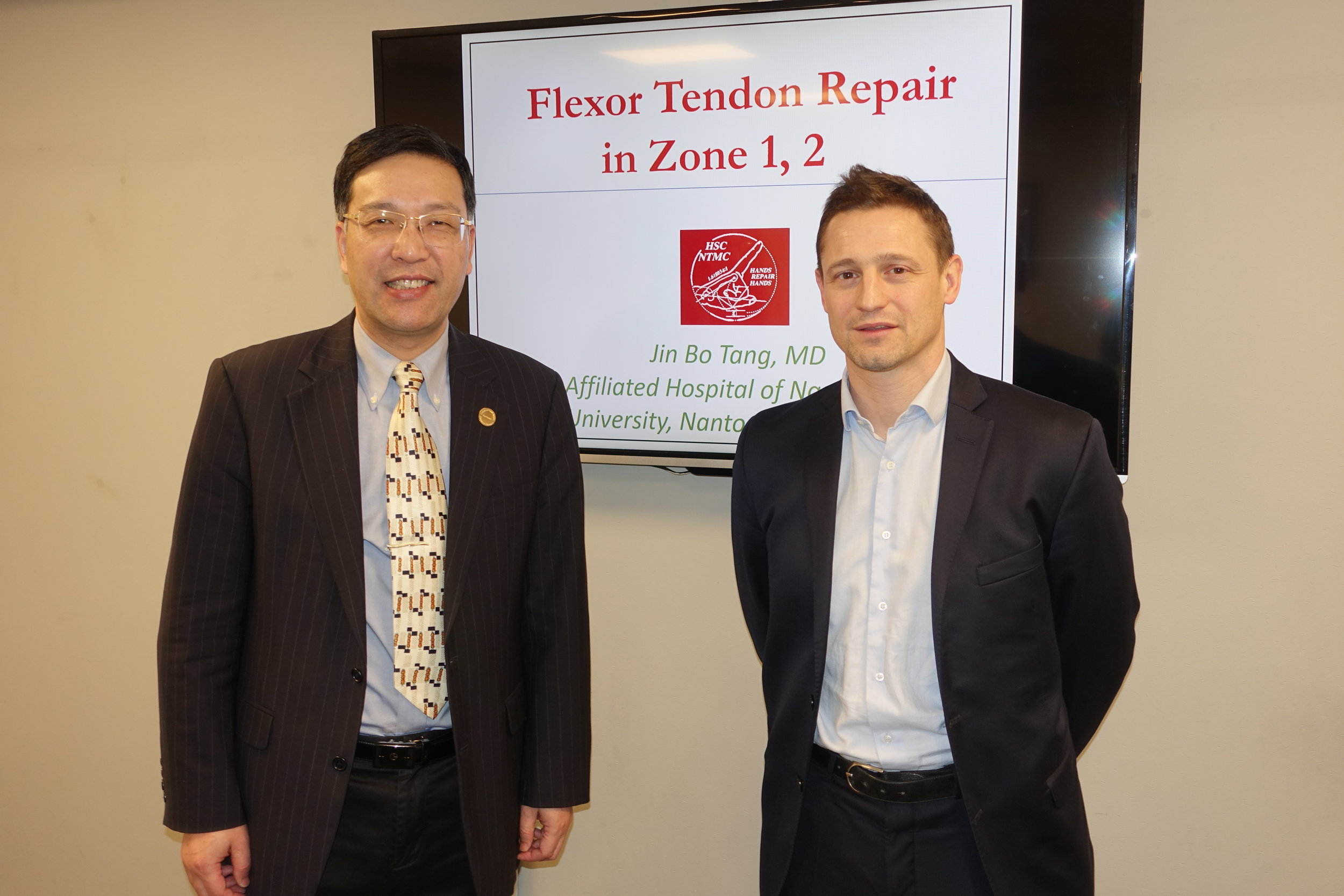  Professor Jin Bo Tang and Mr Thomas Giesen 