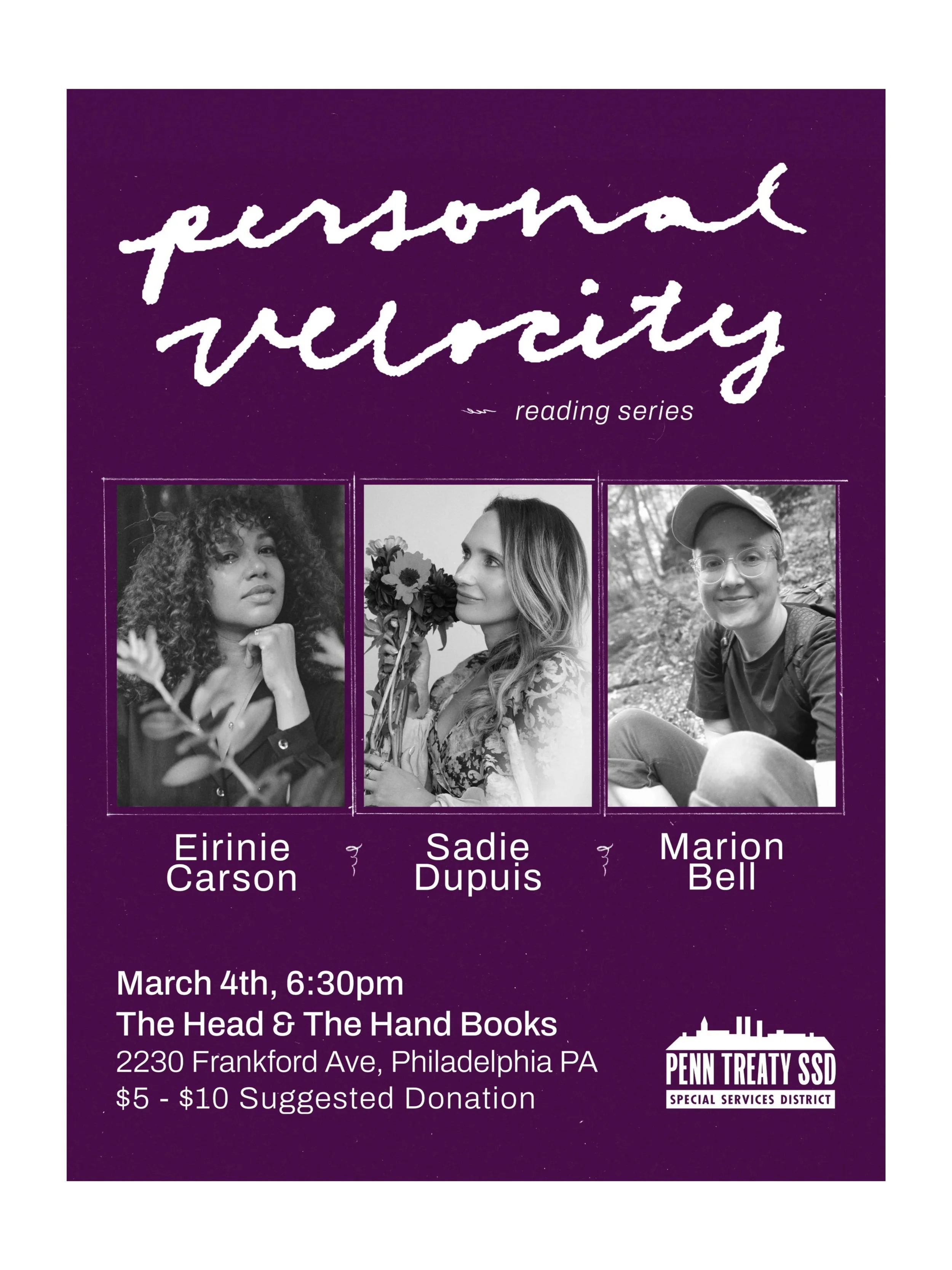 Personal Velocity Reading Series (March 4 2026)