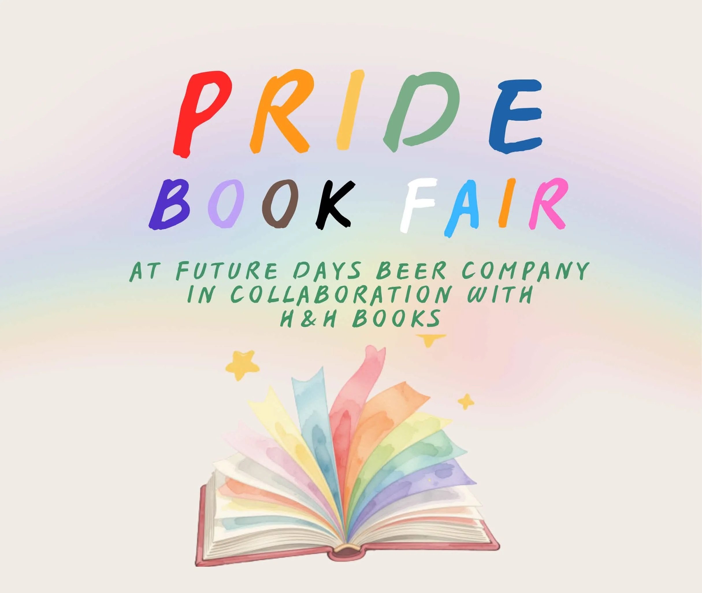 Pride Book Fair @ Future Days Brewery!