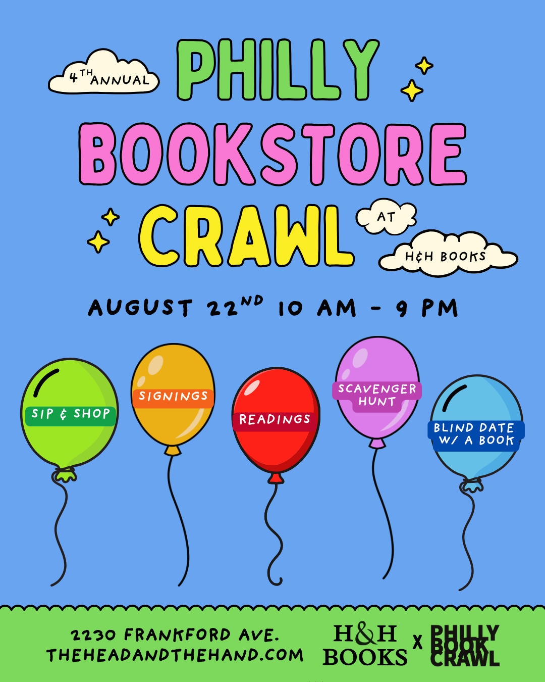 The Philadelphia Bookstore Crawl is BACK!