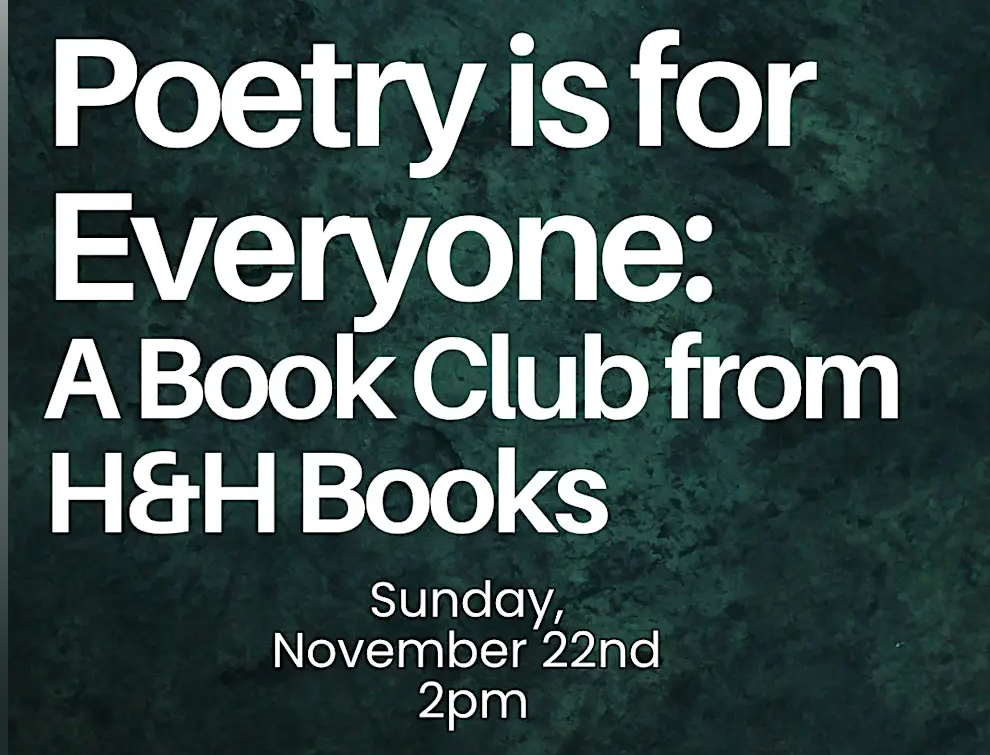 Poetry is for Everyone Book Club: November Meeting