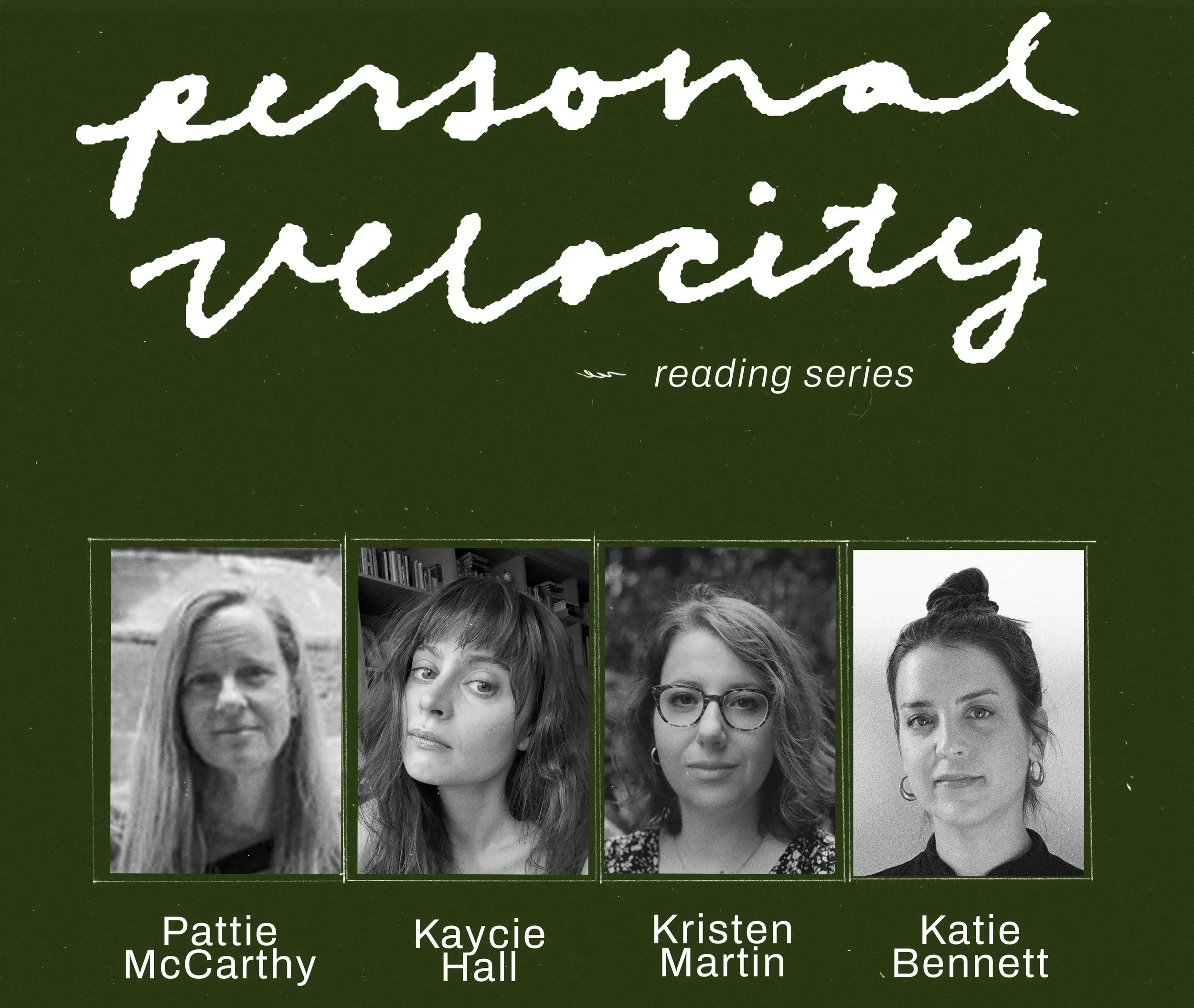Personal Velocity Reading Series (November)