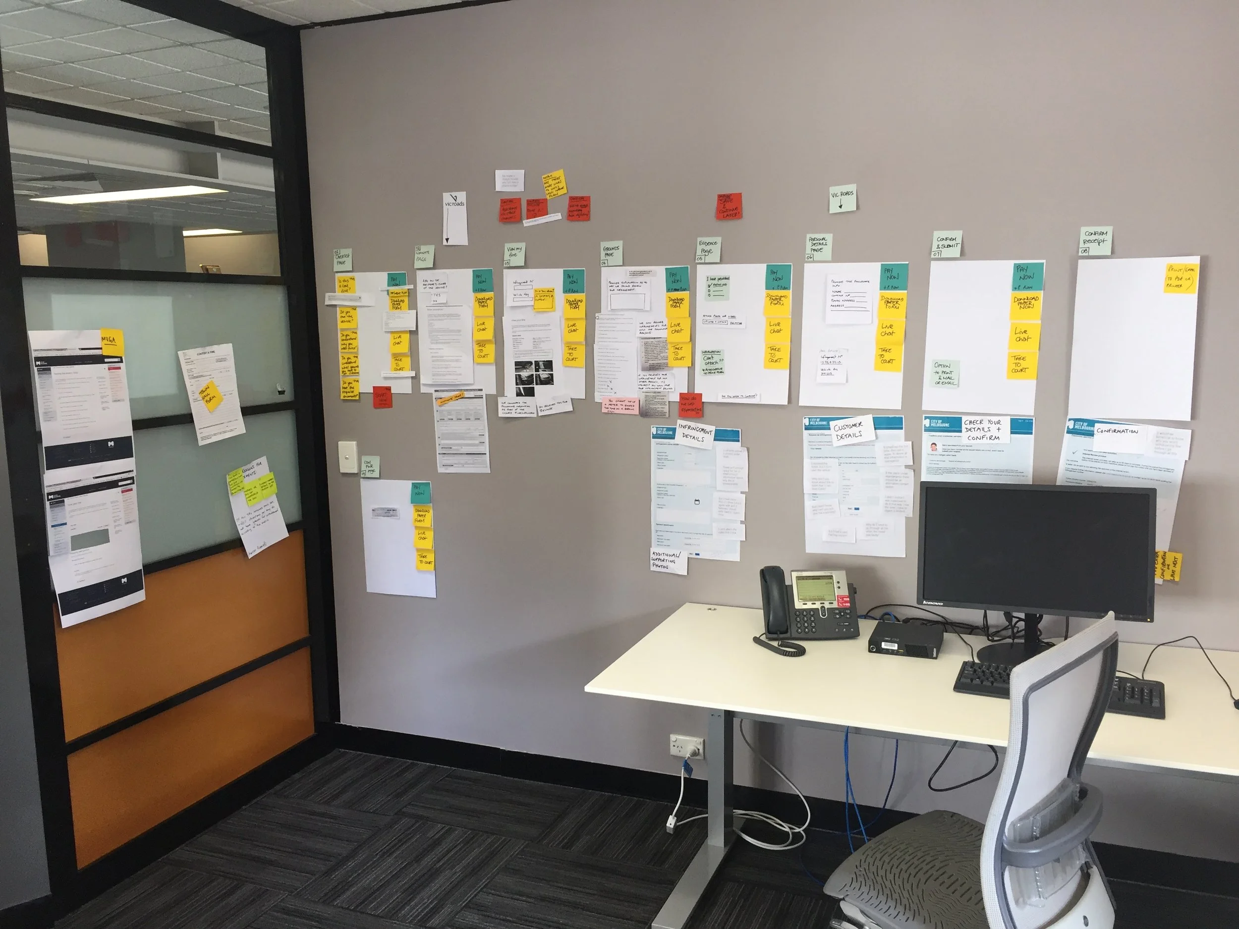 A further developed flow workshopped with stakeholders.