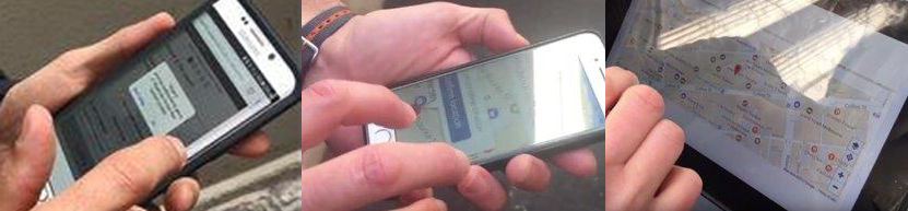 Testing the original design in situ.