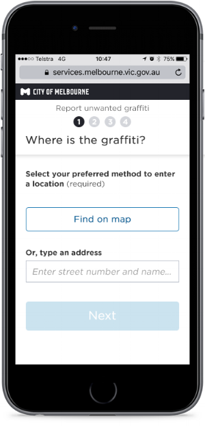 Customer has the choice of method to provide location.