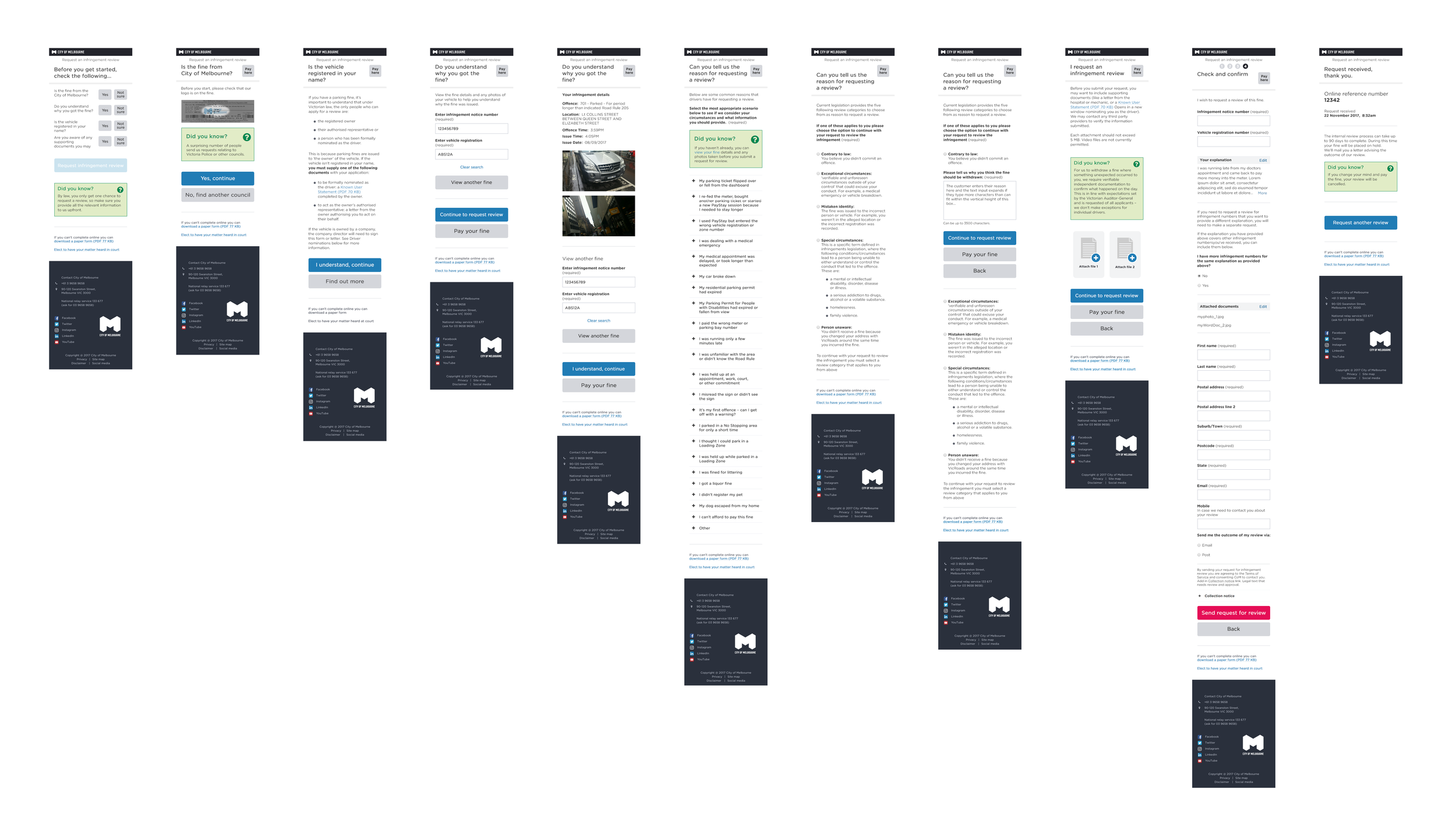 Draft UI based on workshopped outcome.