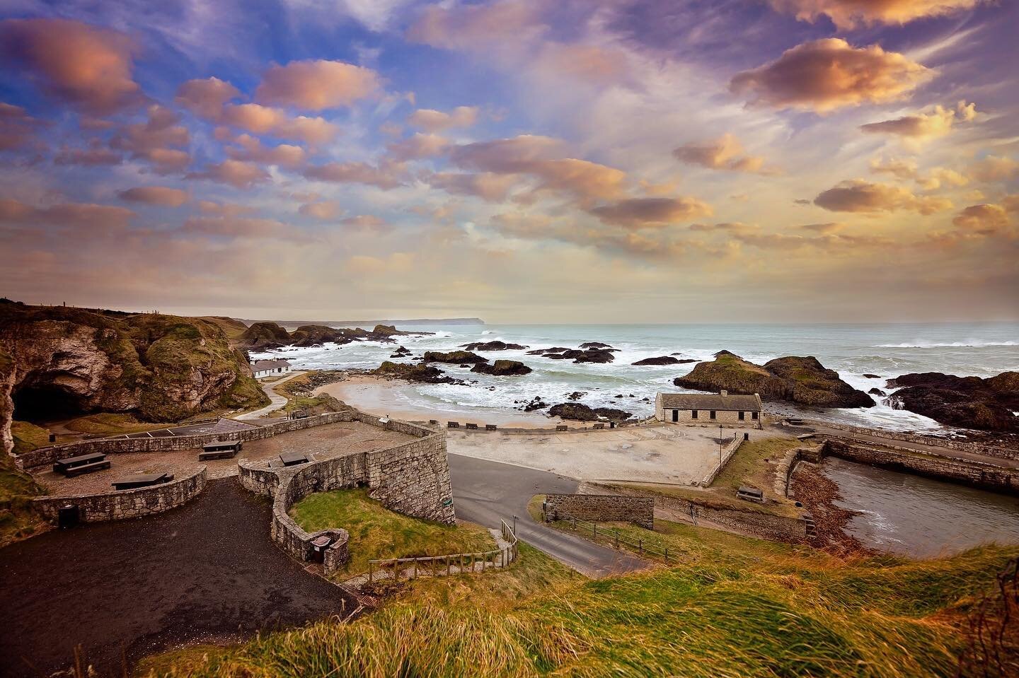 Since my Dad gave me his old camera over 30 years ago I have loved photography! Nothing makes me happier than having my camera in my hand freezing the moment. This beautiful scene is Ballintoy Harbour, a beautiful spot in Northern Ireland, famously u
